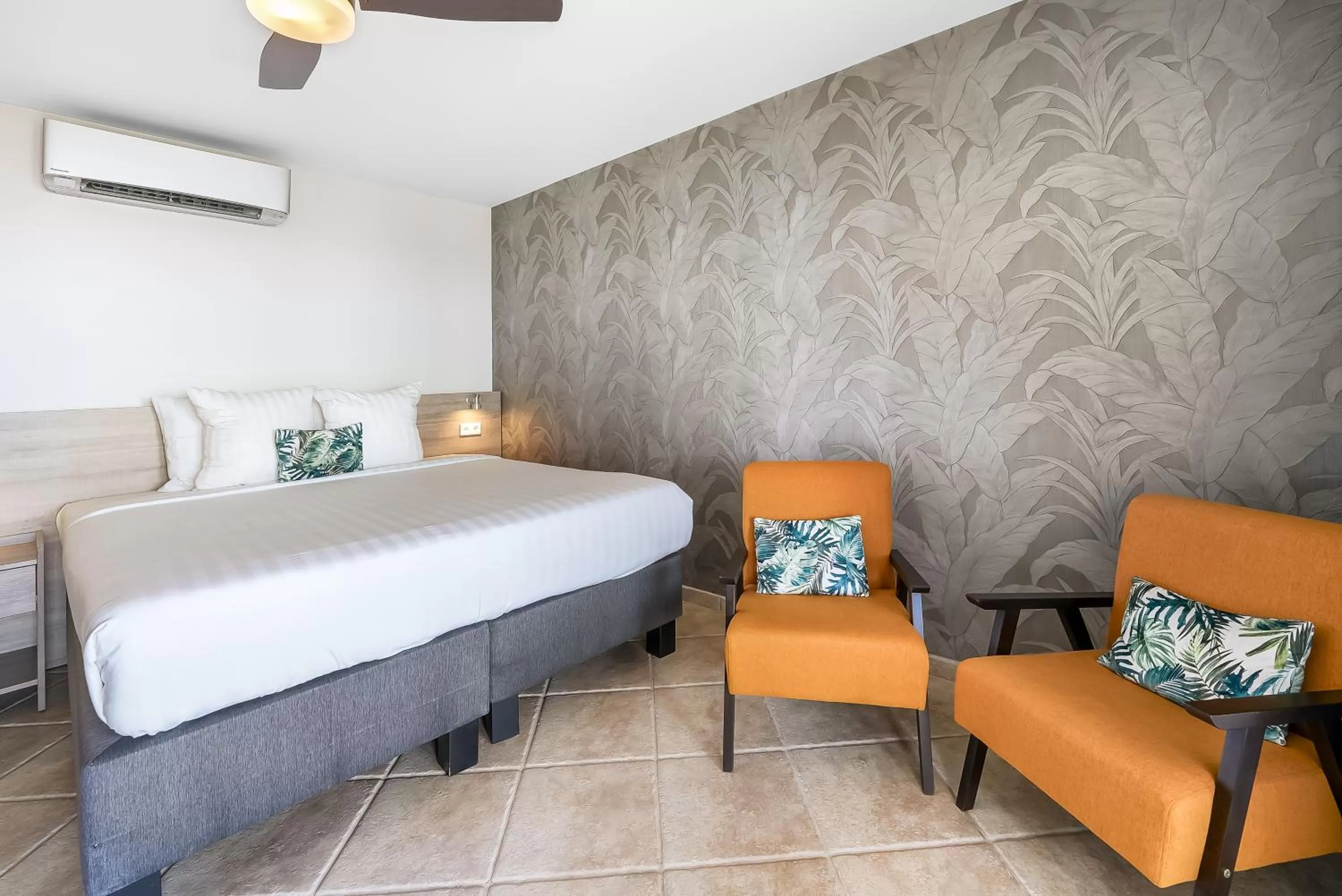 Ocean Front Room in LionsDive Beach Resort