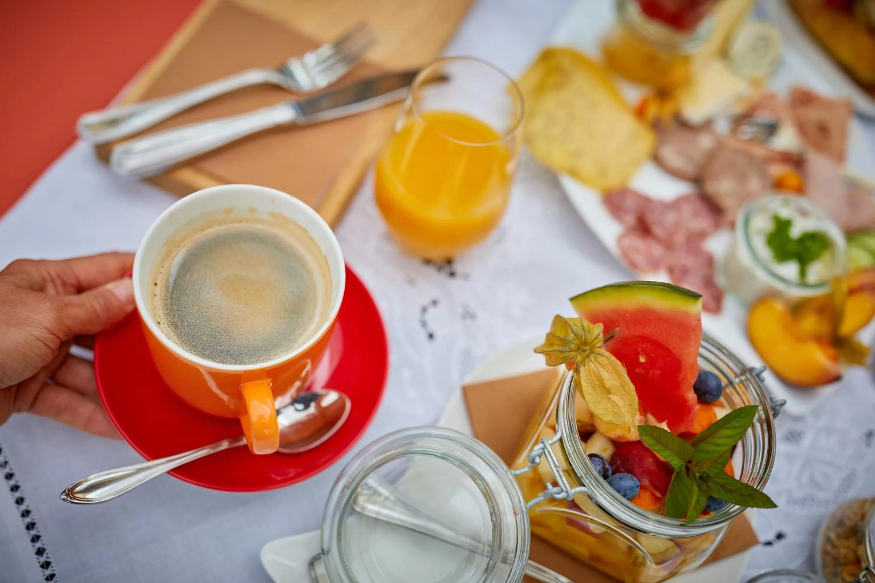 Continental breakfast in Hotel Landgraf