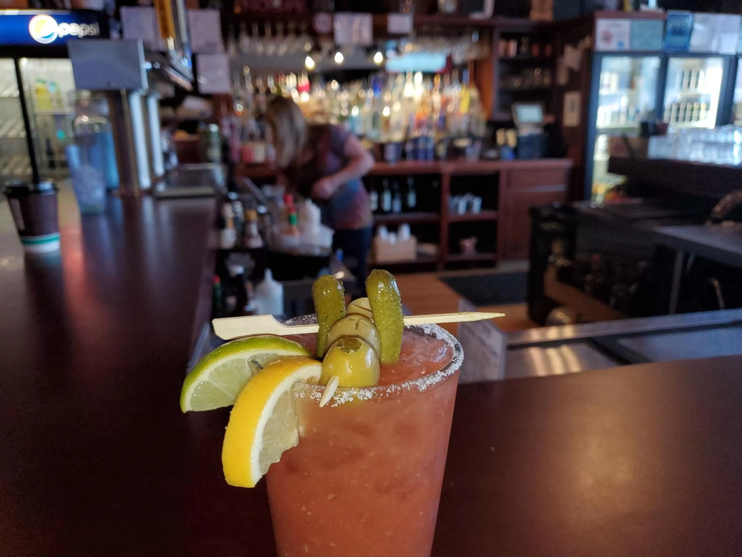 Lounge or bar in Buffalo Lodge of Bigfork