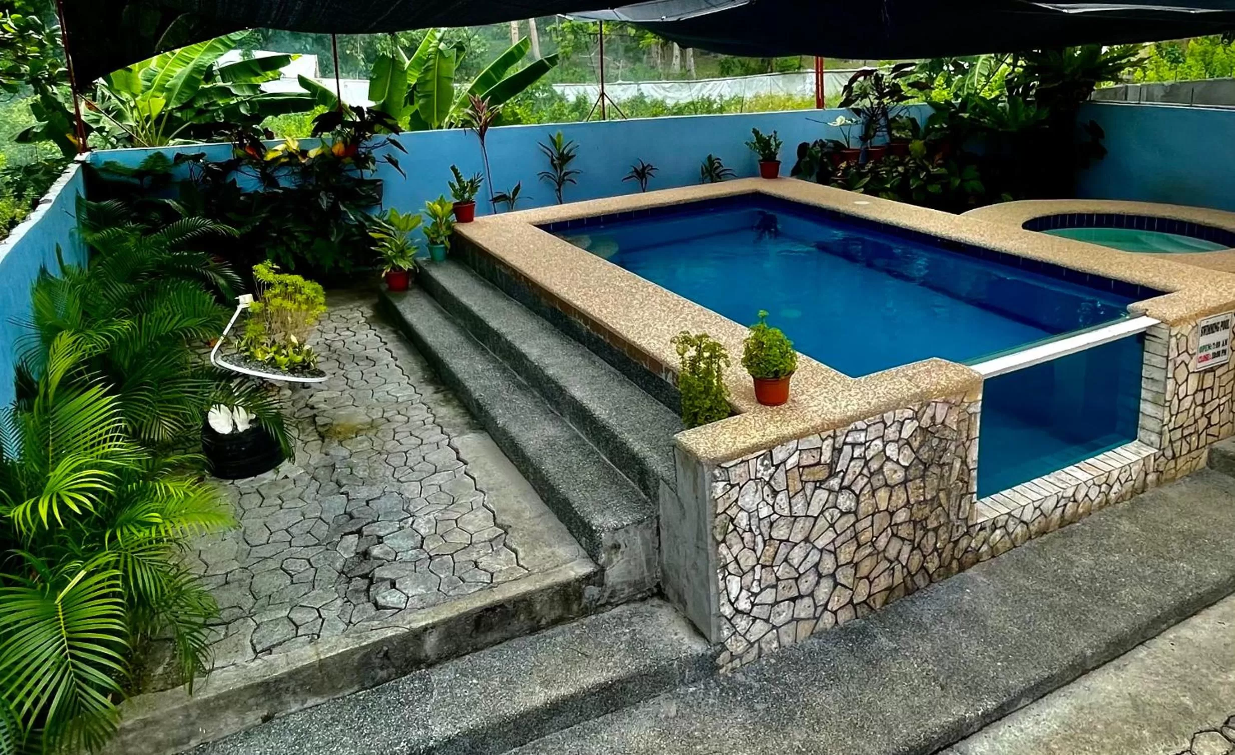 Garden view in GOLDEN SUNSET INN