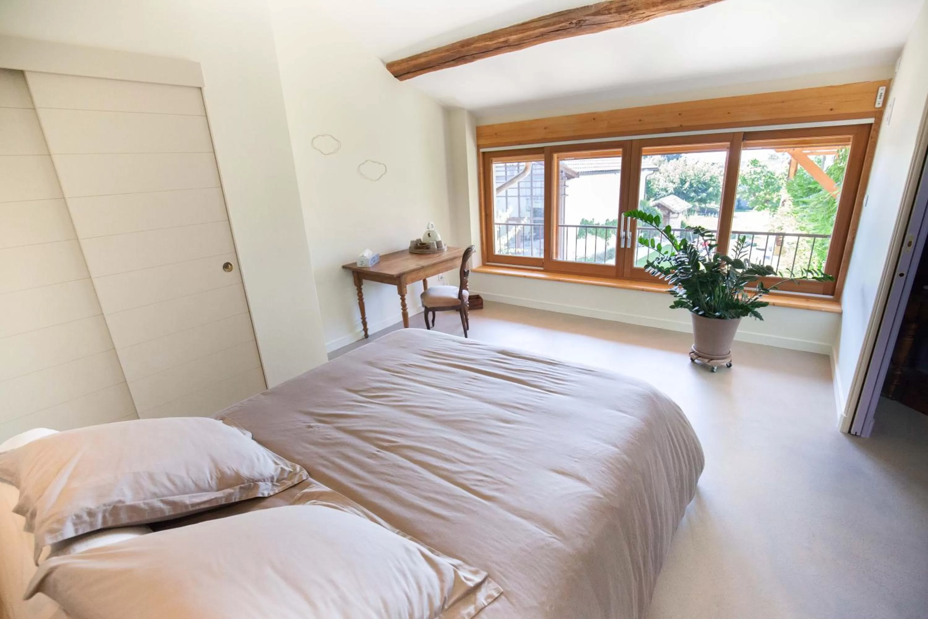 Bed in Le Relais de la Godasse