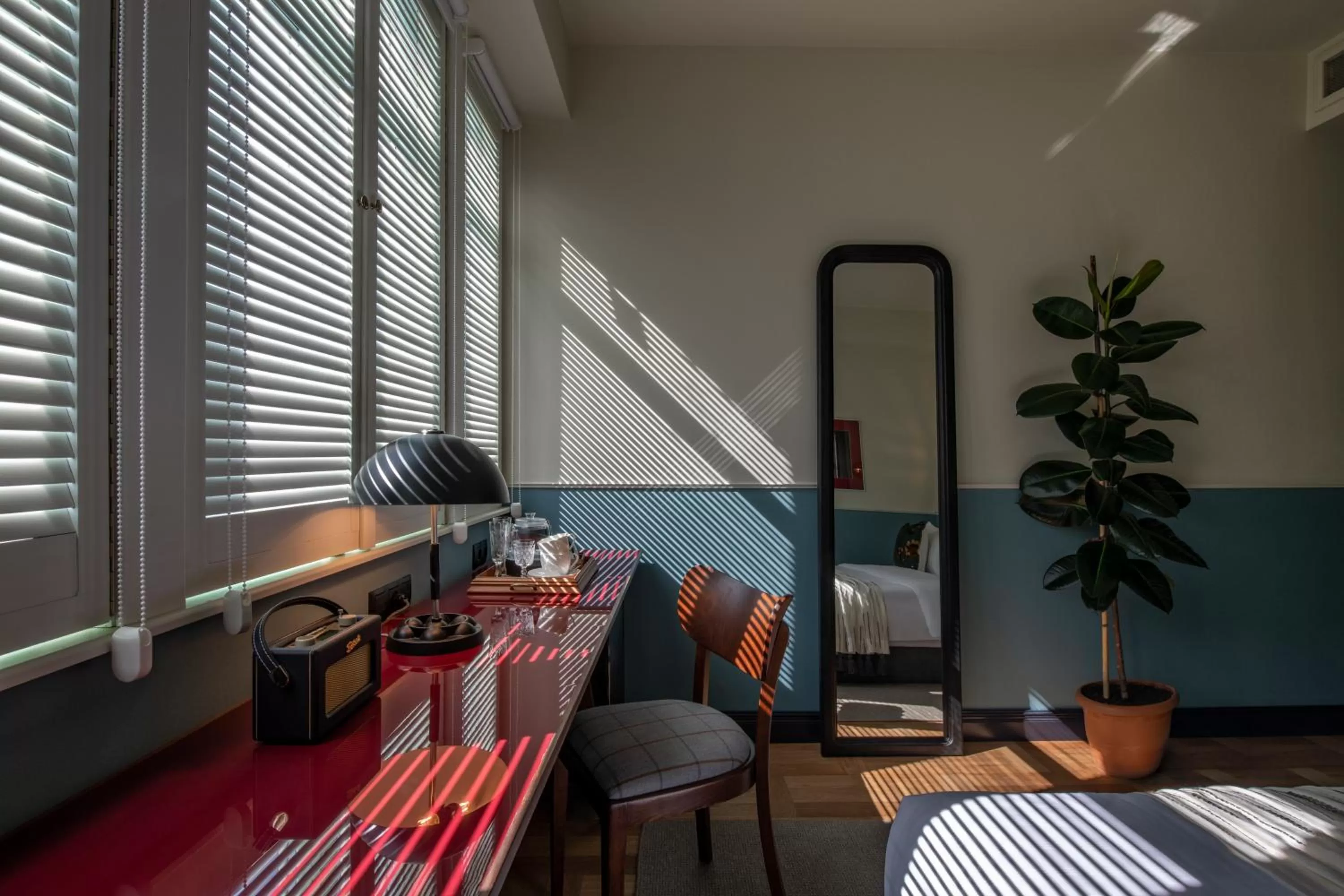 Seating area, Bed in Communal Hotel Plekhanovi