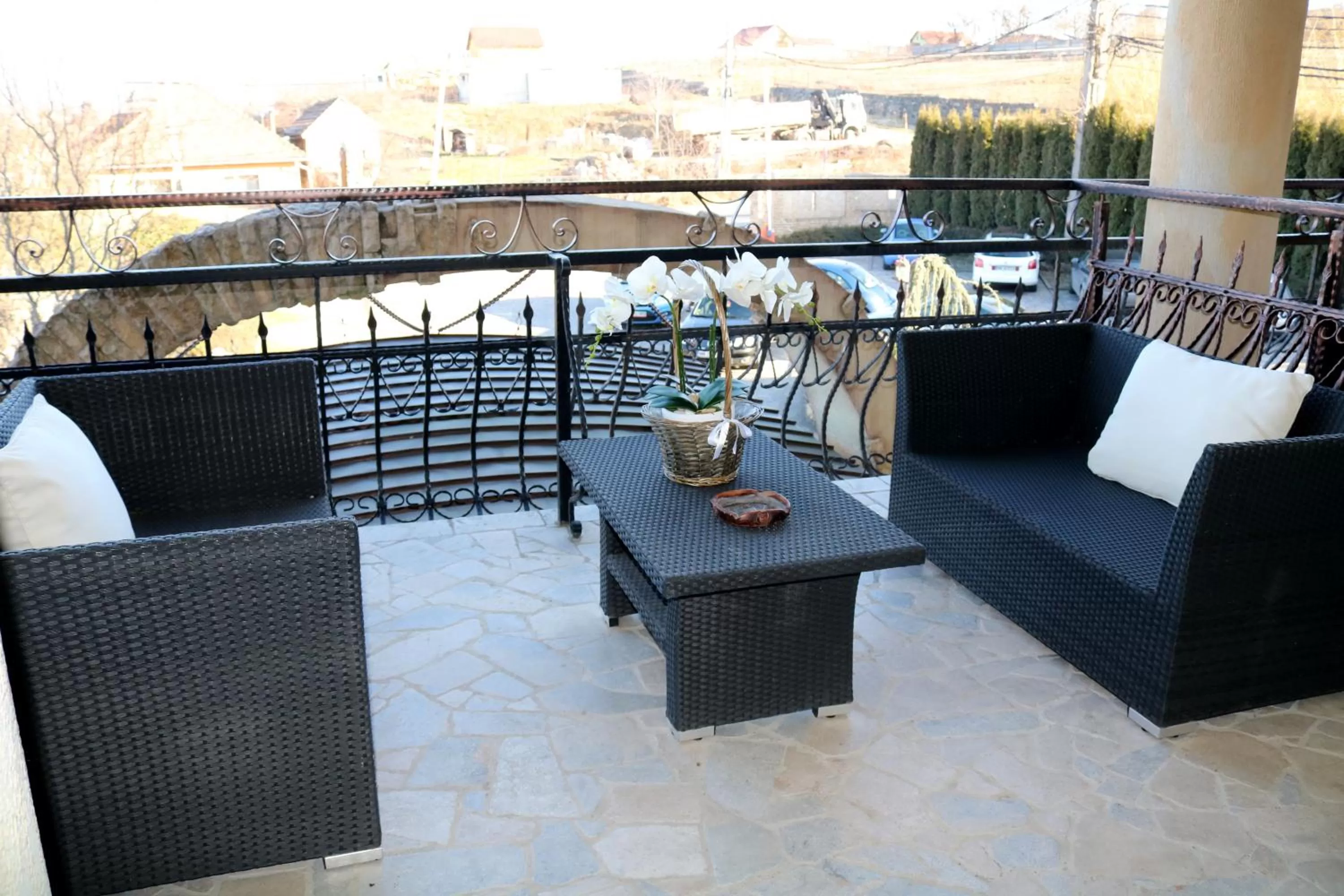 Seating area in Castel Transilvania