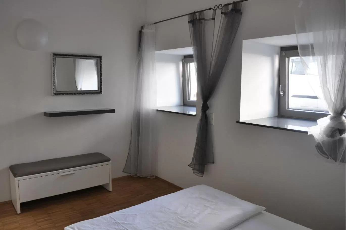 Bedroom, Bed in New Age Boardinghaus