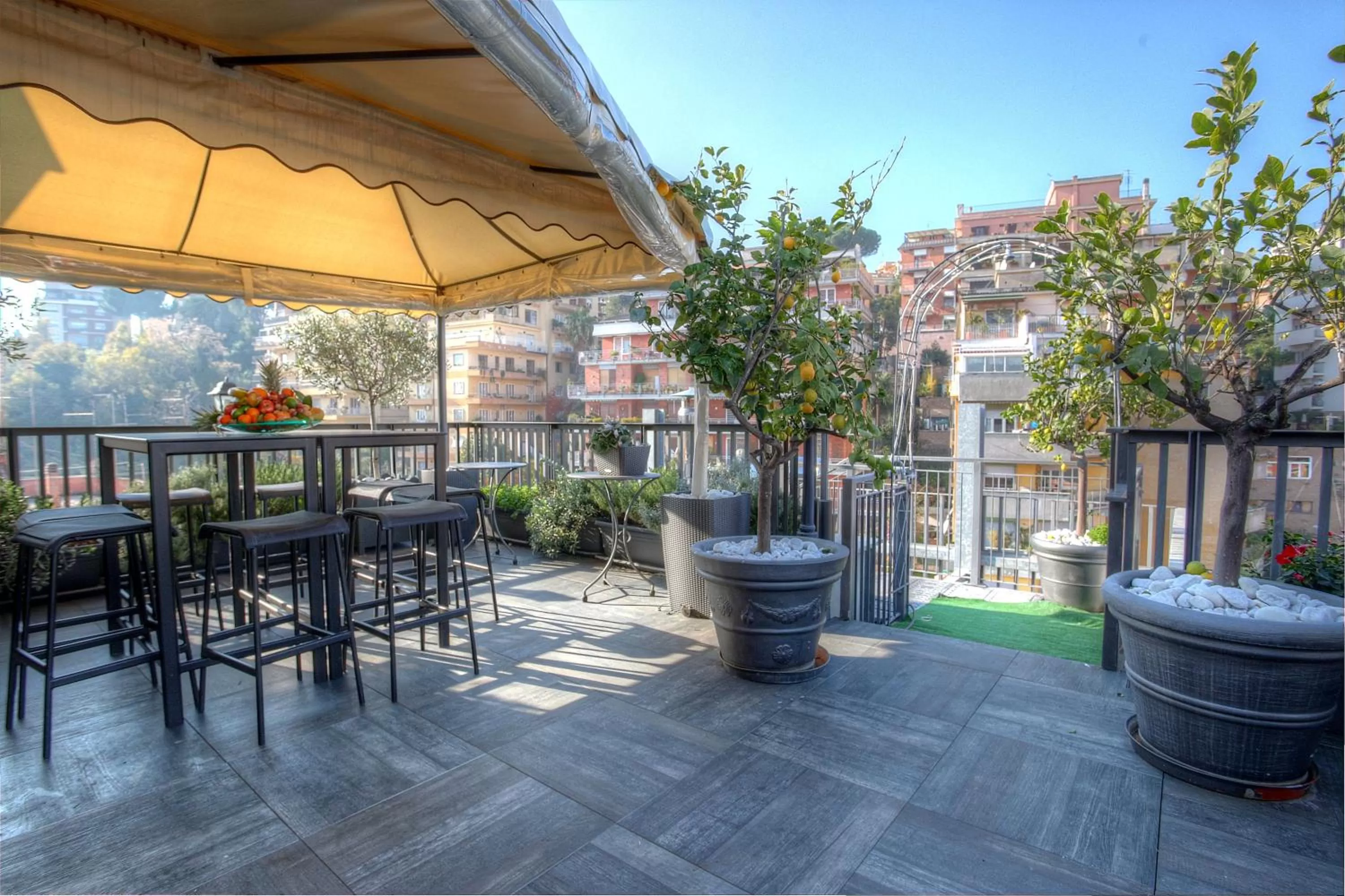 Balcony/Terrace in Trilussa Palace Hotel Congress & Spa