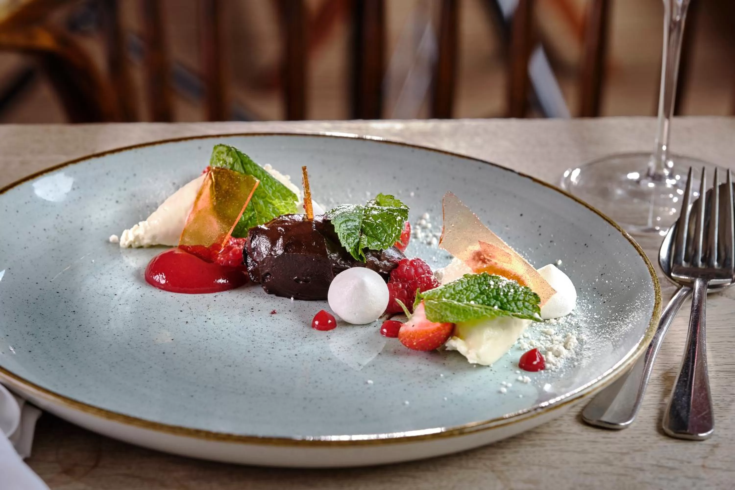 Food close-up in The Crown Inn