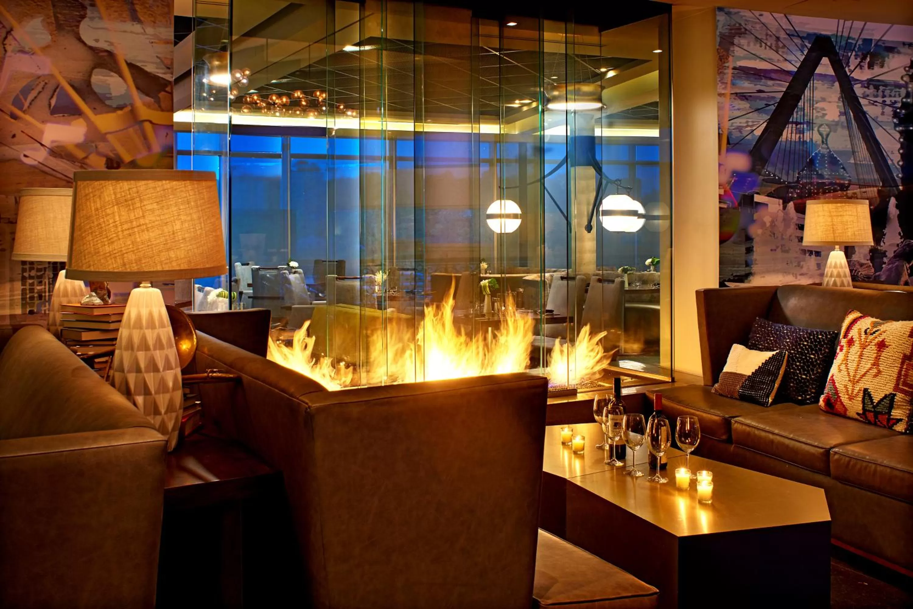 Seating area in The Fontaine