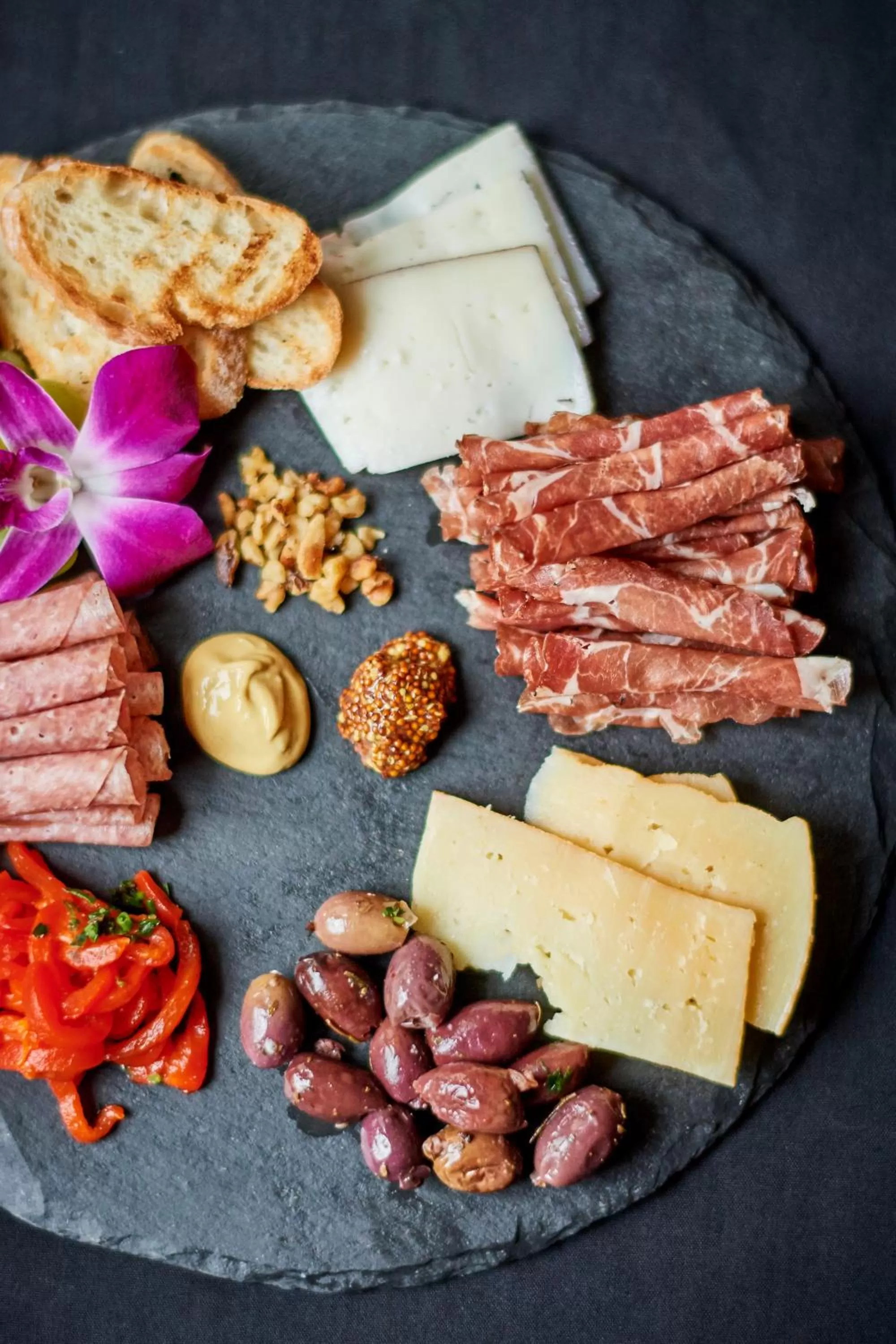 Food close-up in French Quarter Inn