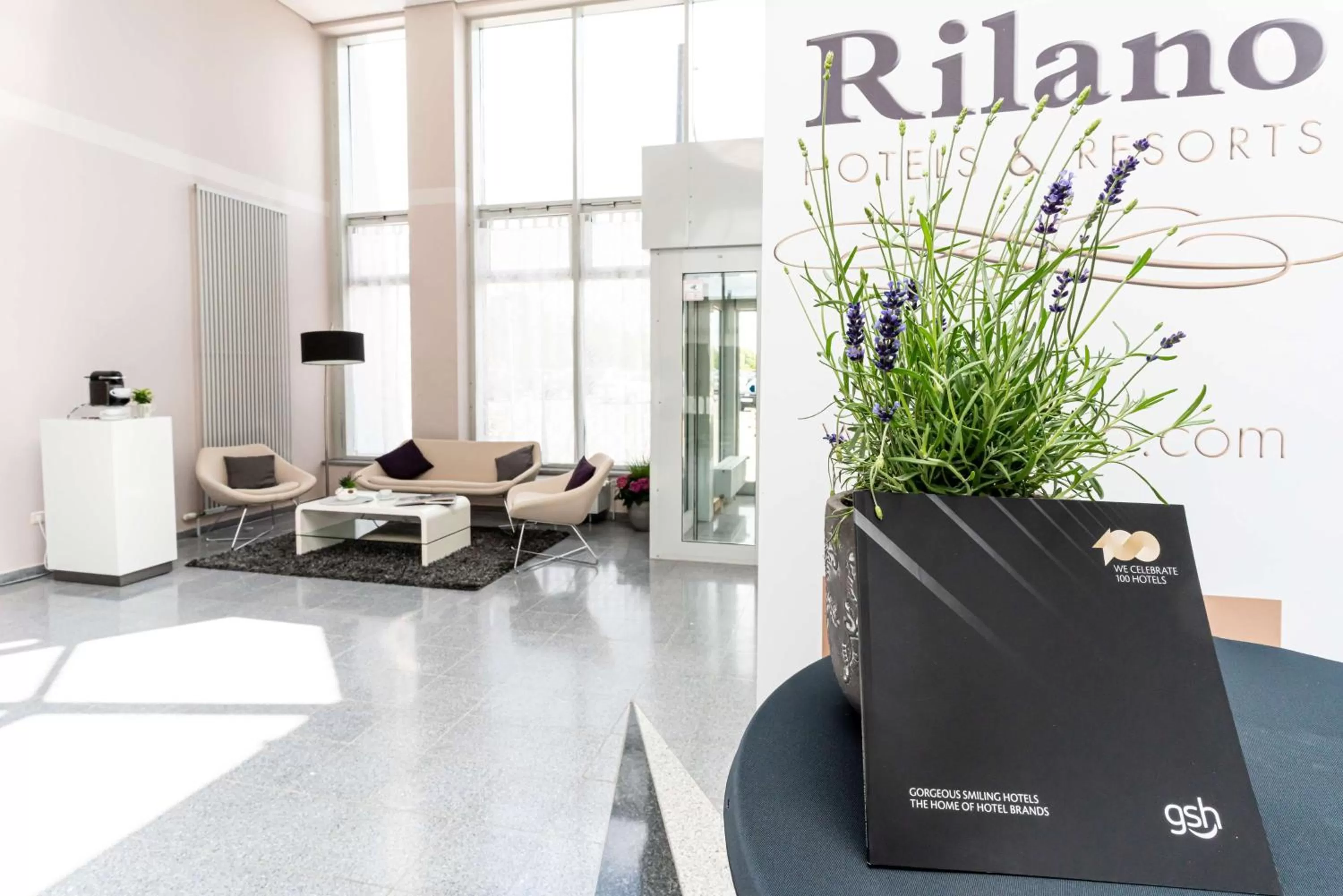 Lobby or reception in elaya hotel wolfenbuettel