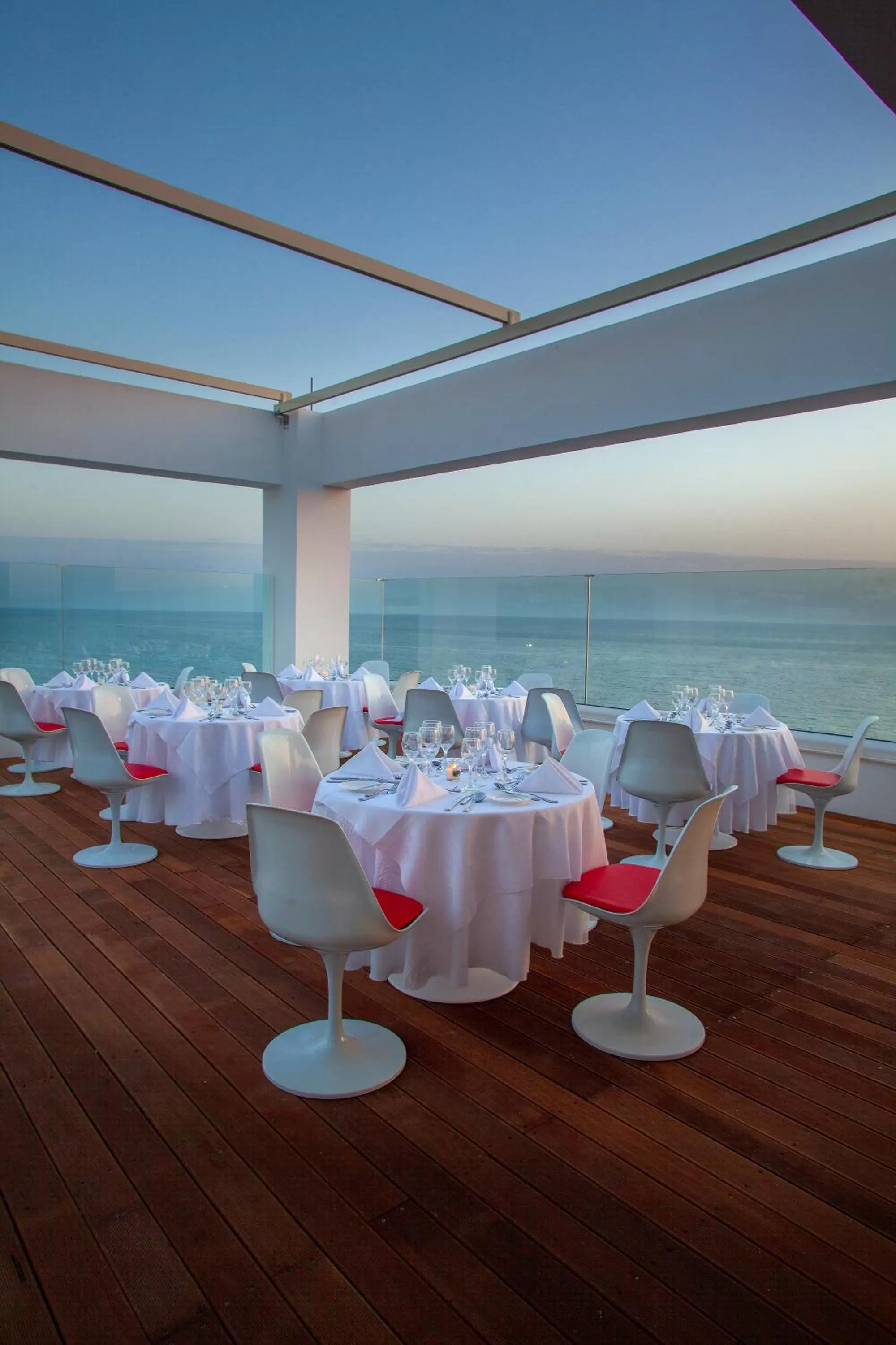 Balcony/Terrace in King Evelthon Beach Hotel & Resort
