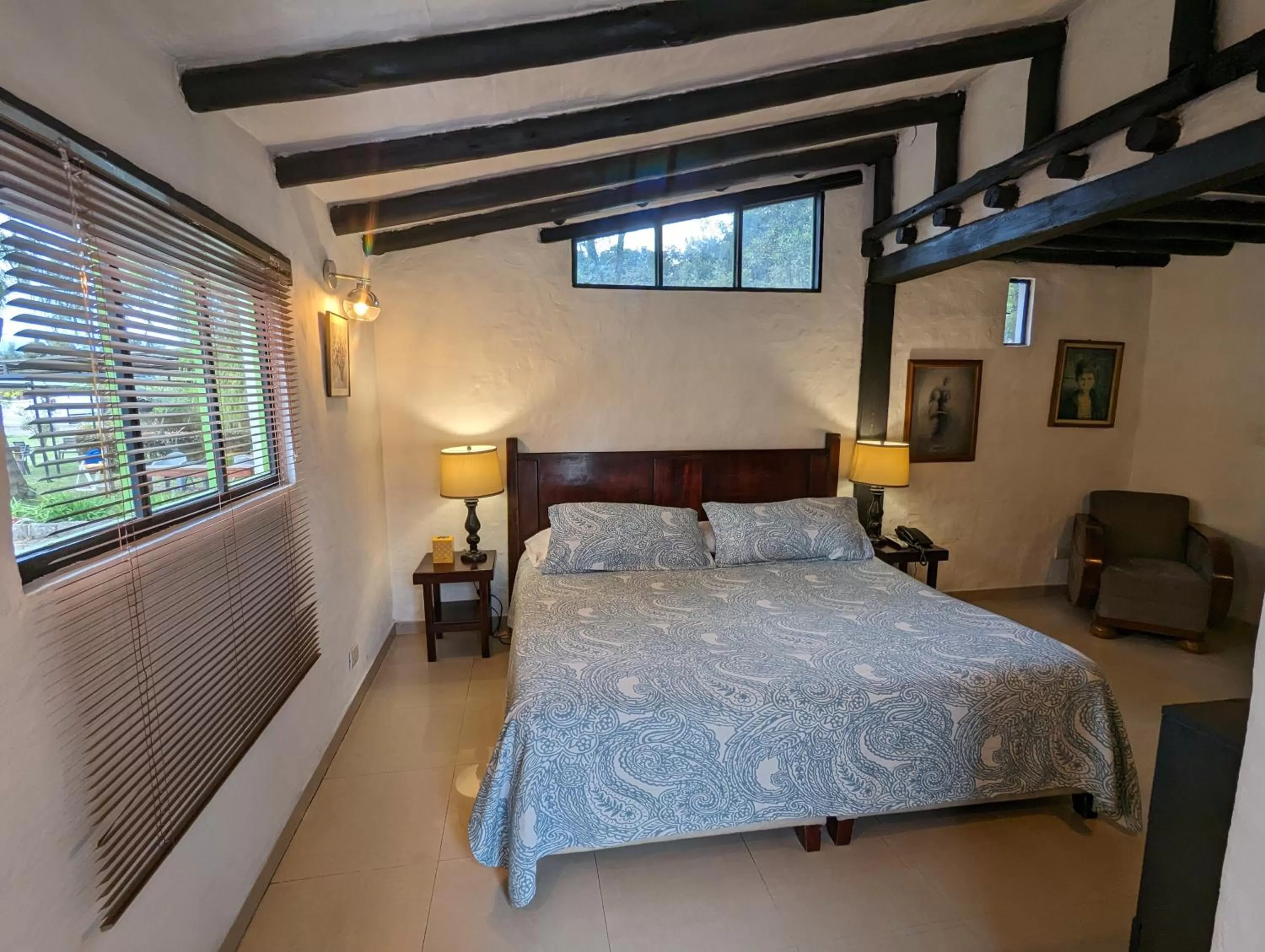 Bed in Posada Cafe La Huerta