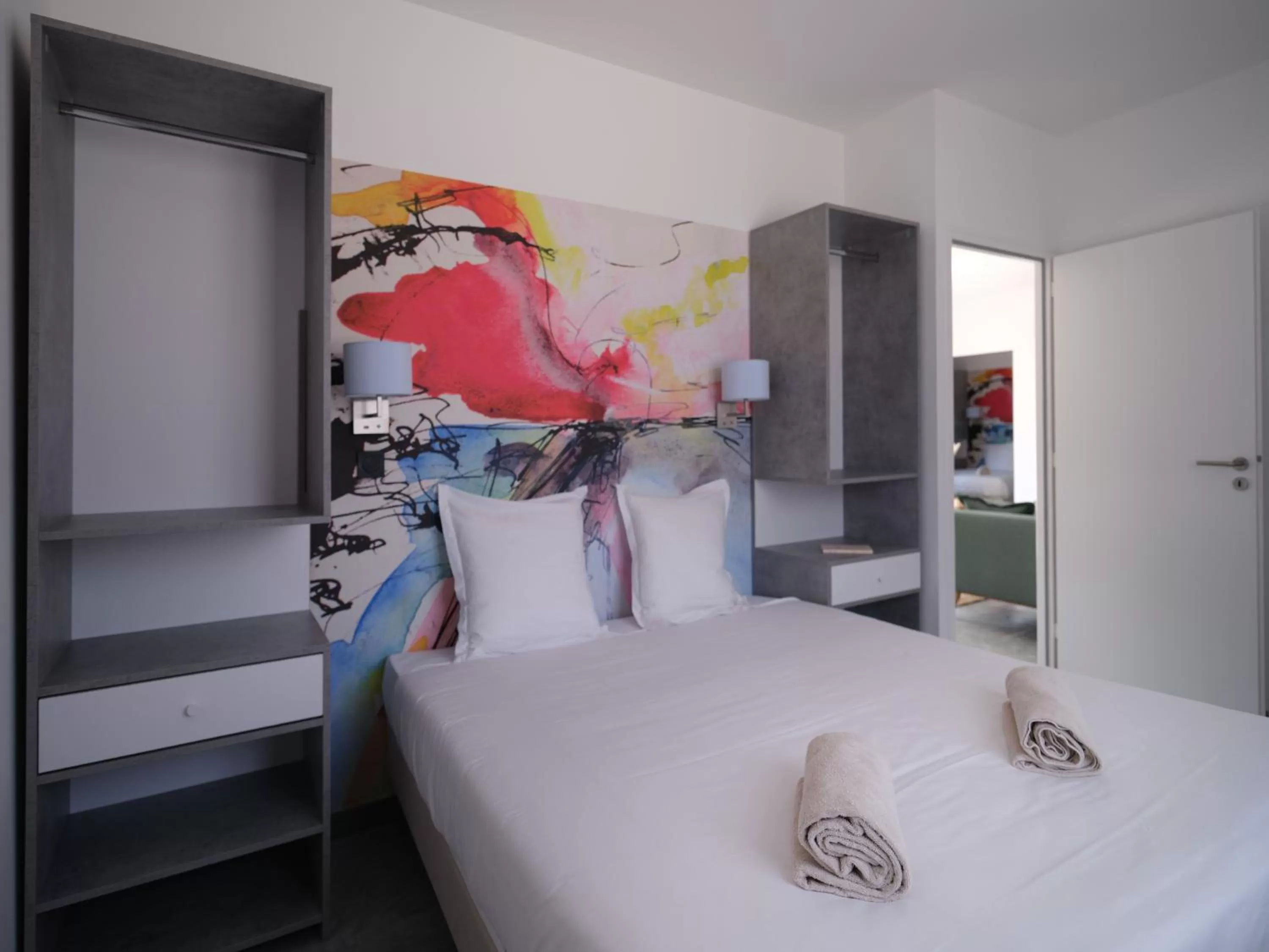 Bed in Côté Océan Resort