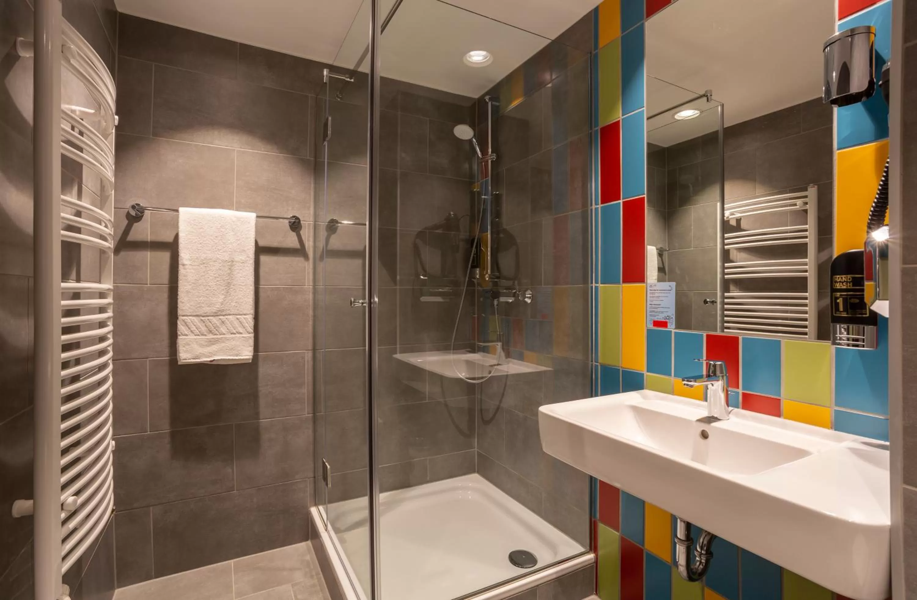 Bathroom in MEININGER Budapest Great Market Hall