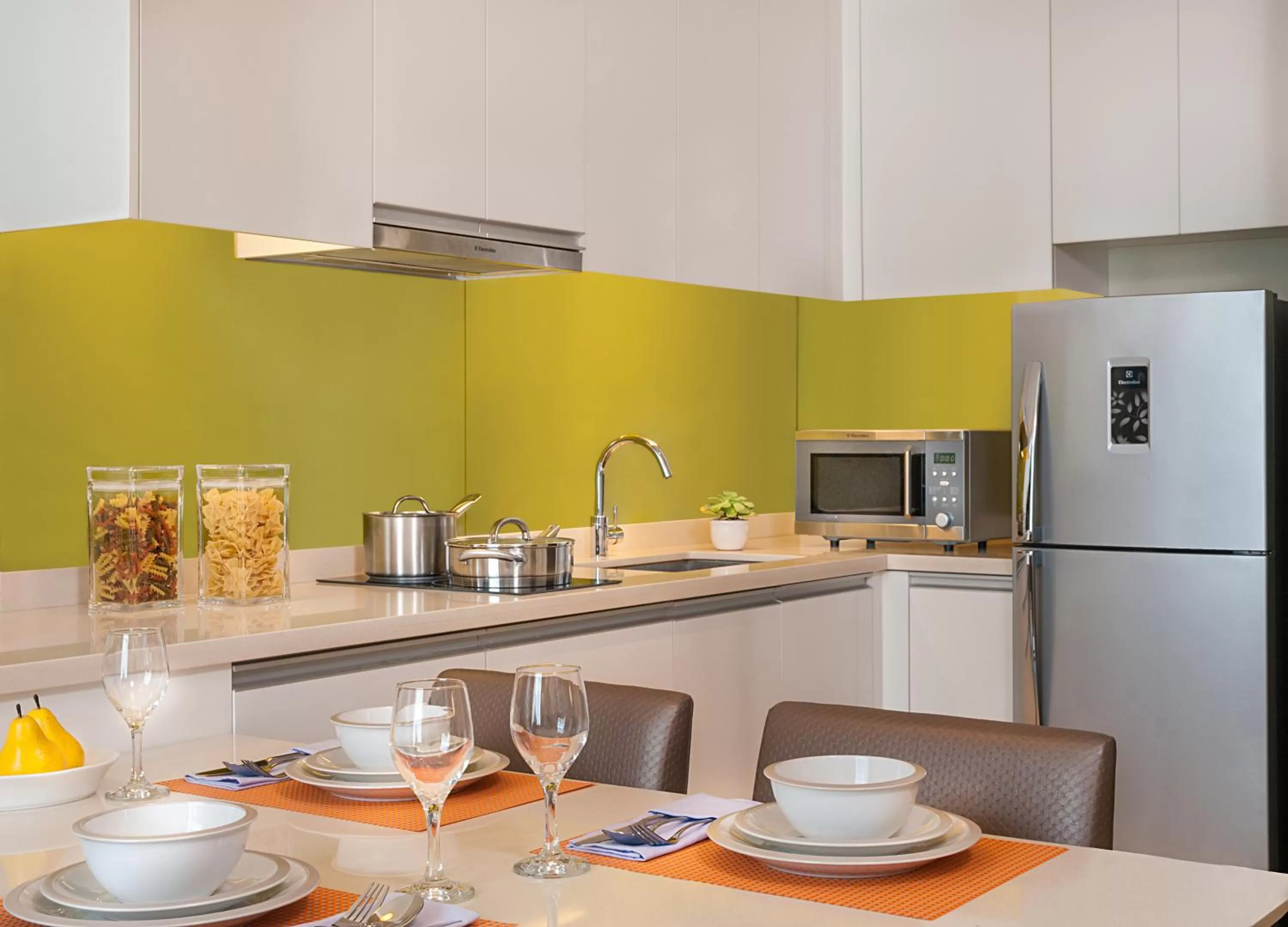 Dining area in Citadines Salcedo Makati