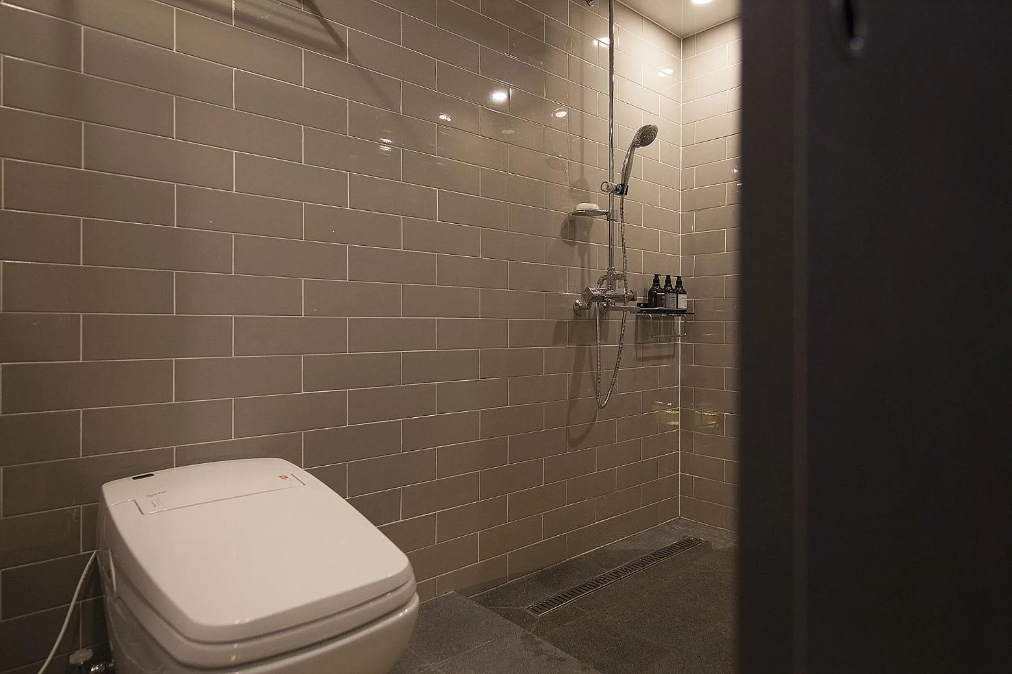 Shower in Hotel Gray