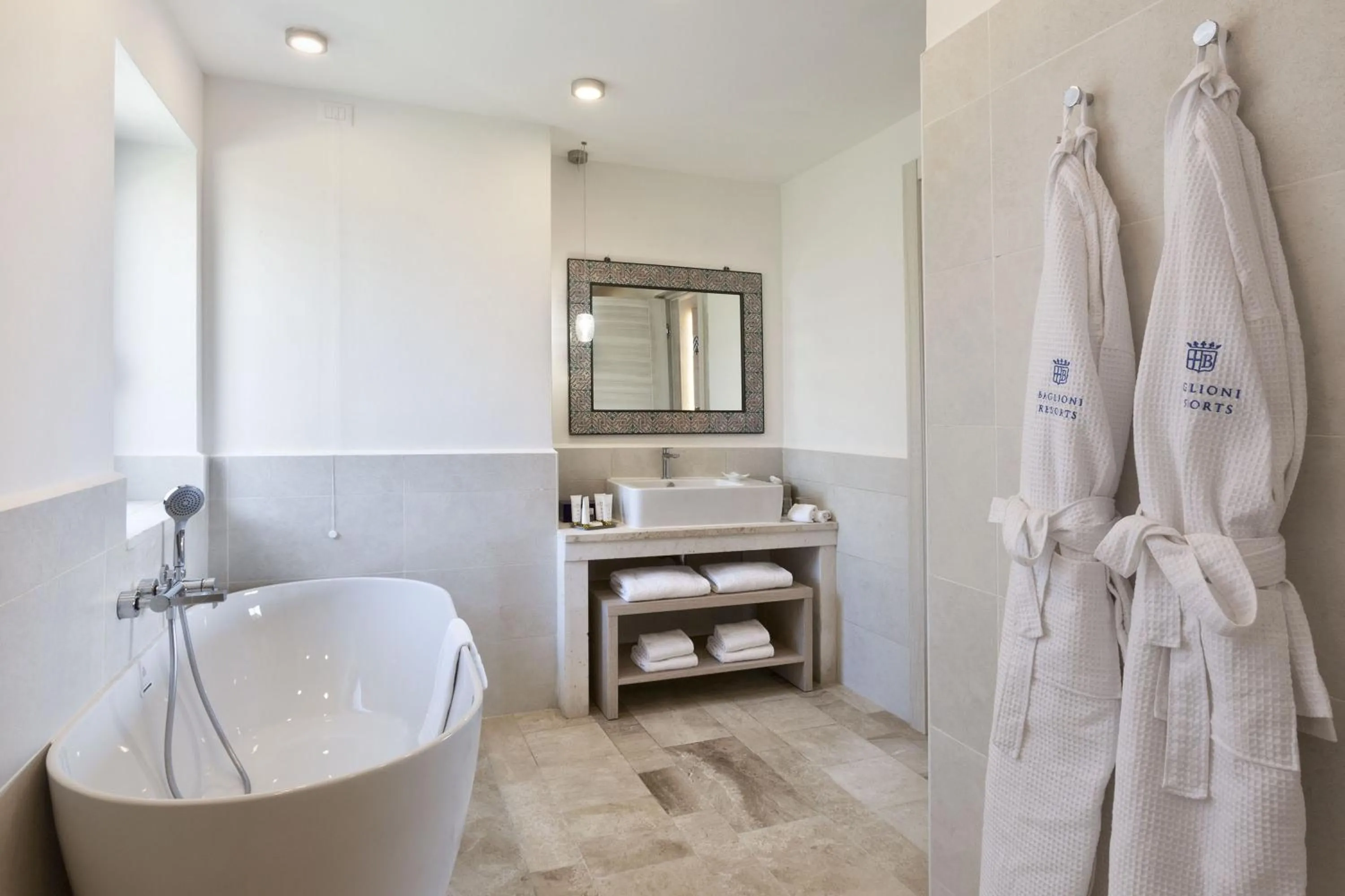 Bathroom in Baglioni Resort Sardinia - The Leading Hotels of the World