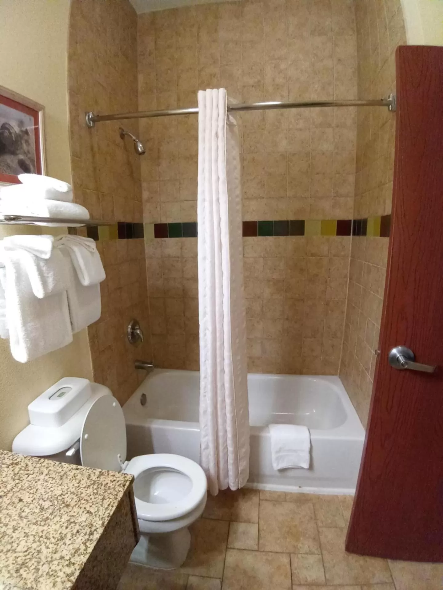 Bathroom in Hawthorn Extended Stay by Wyndham Corpus Christi Padre Isle