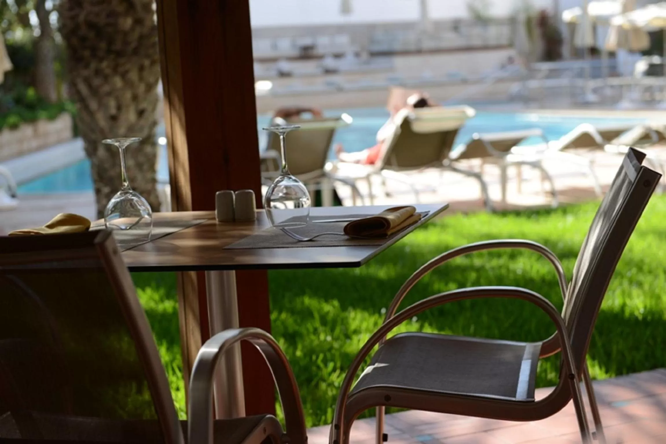 Patio in Hotel Timoulay and Spa Agadir
