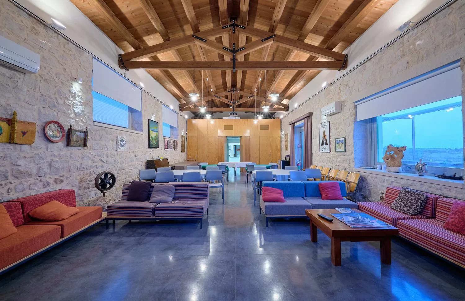 Communal lounge/ TV room in Petrantica Resort