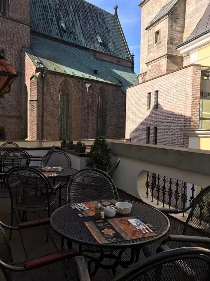Balcony/Terrace in Hotel Vacek Pod Věží
