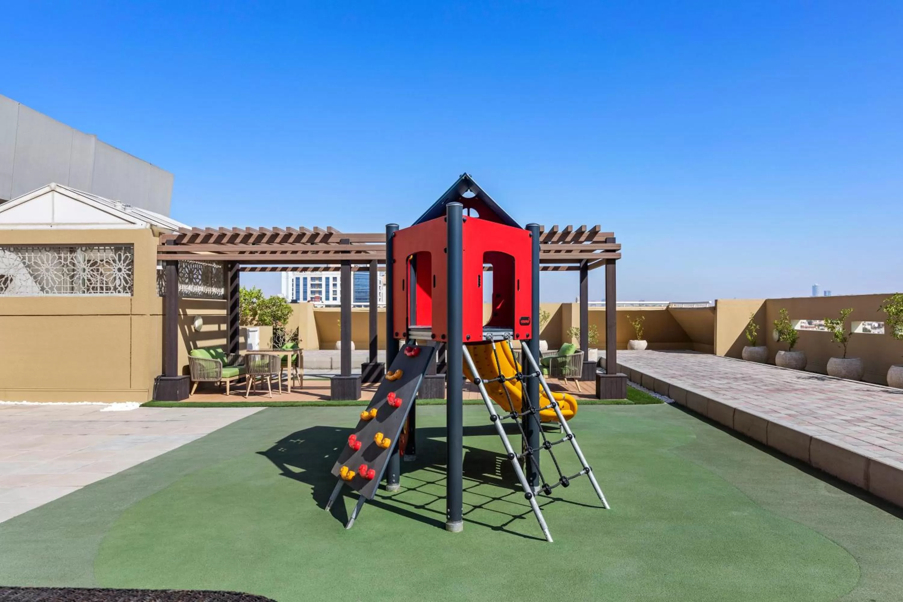 Children play ground in Al Khoory Hotel Apartments Al Barsha