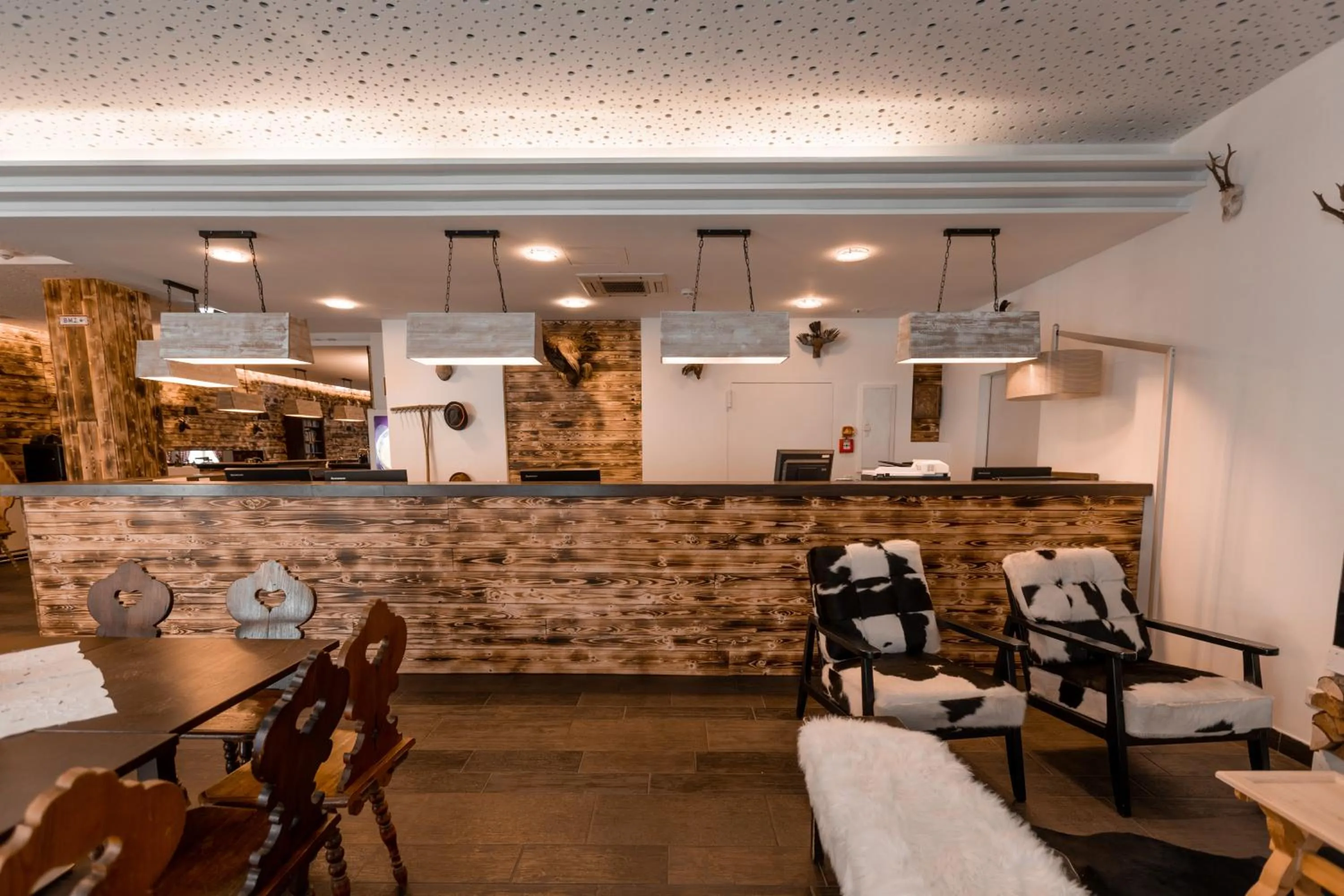 Seating area in Jaeger´s Munich (Hotel/Hostel)