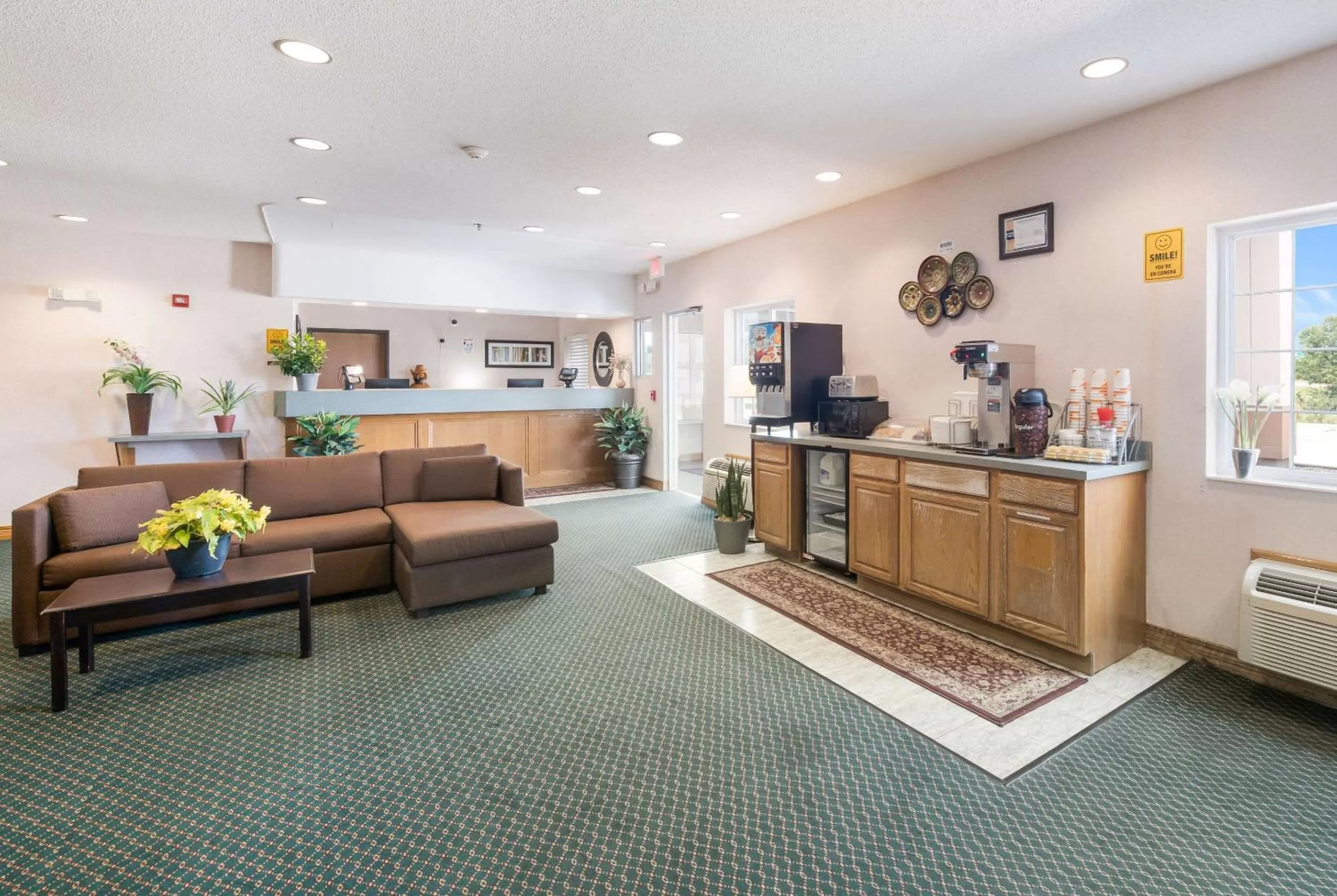 Lobby or reception in Rodeway Inn Urbana Champaign University Area