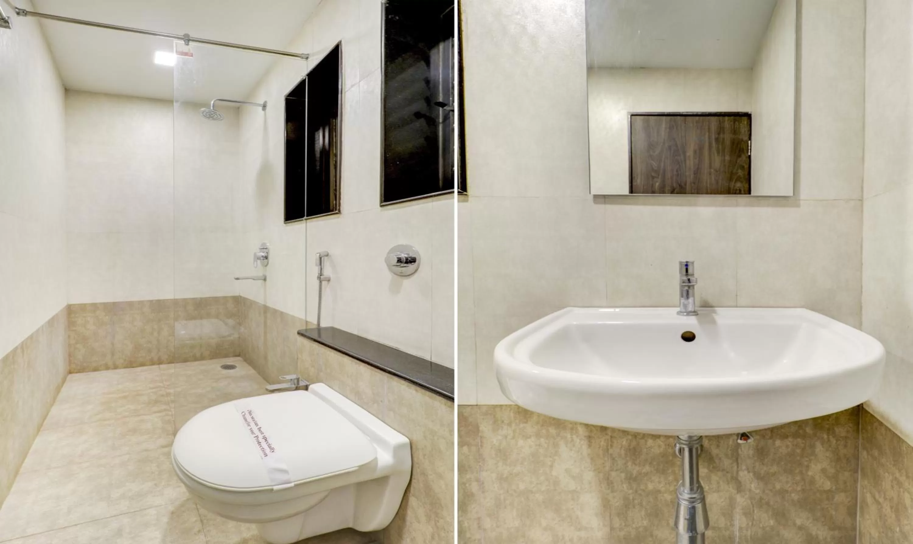 Toilet, Bathroom in Treebo Trend Orange City