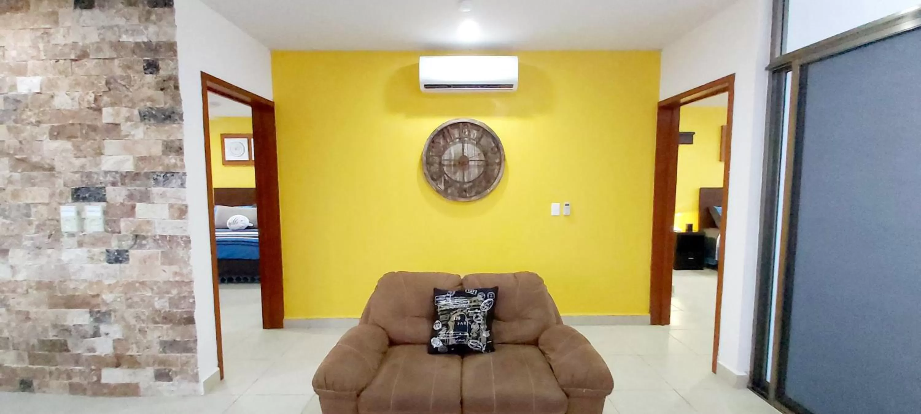 Living room in Suite Isla Mujeres