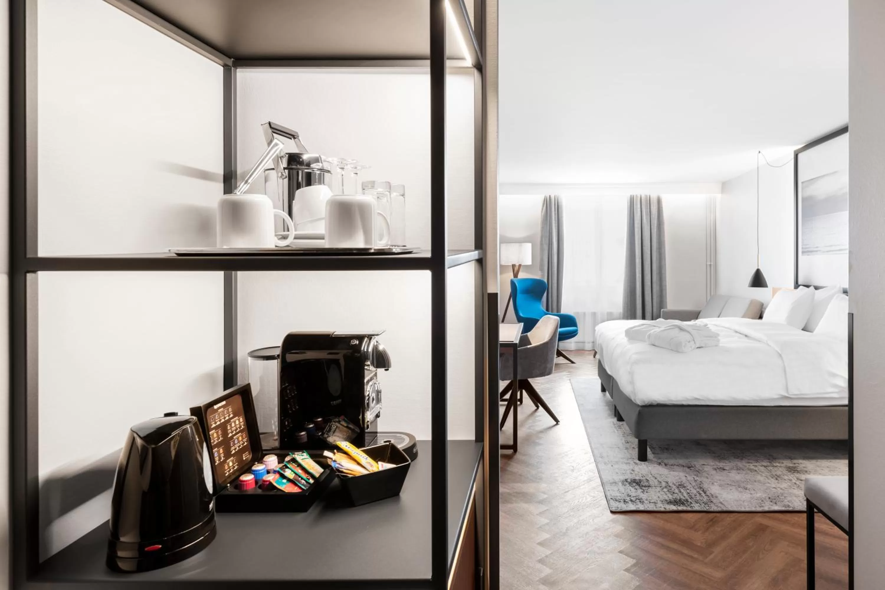 Coffee/tea facilities, Bed in MERCURE KLAIPEDA CITY HOTEL, Meetings, Events, Restaurant & Bar - Accor Group, Pet Stay FREE