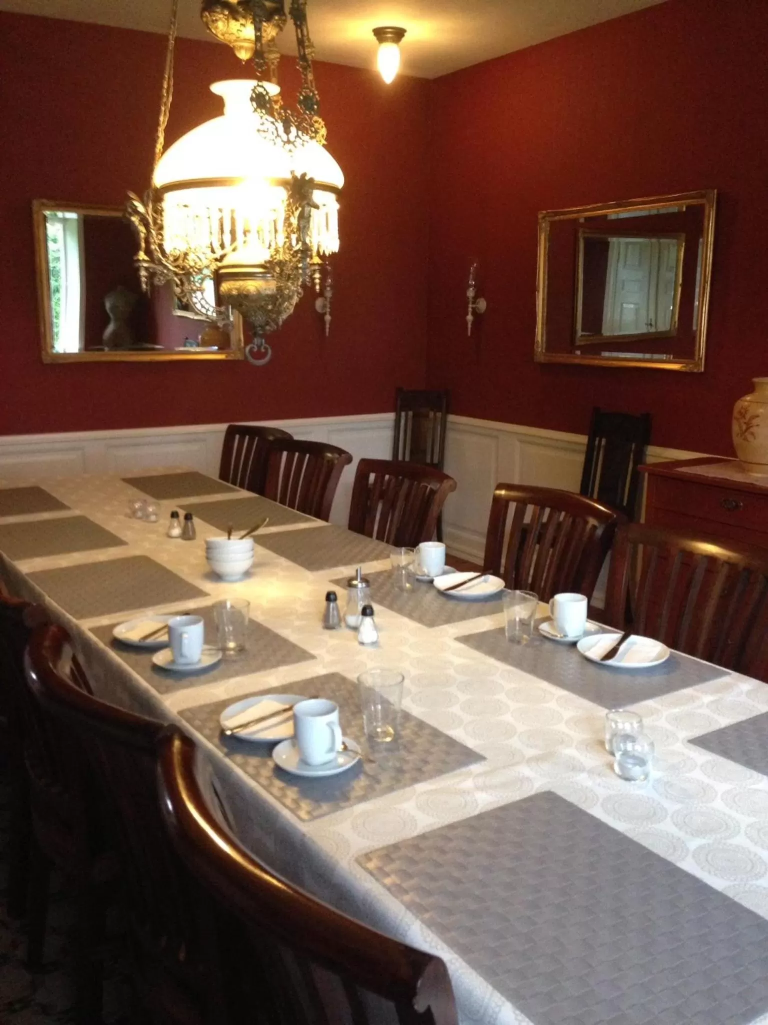 Dining area in Birkende Bed and Breakfast