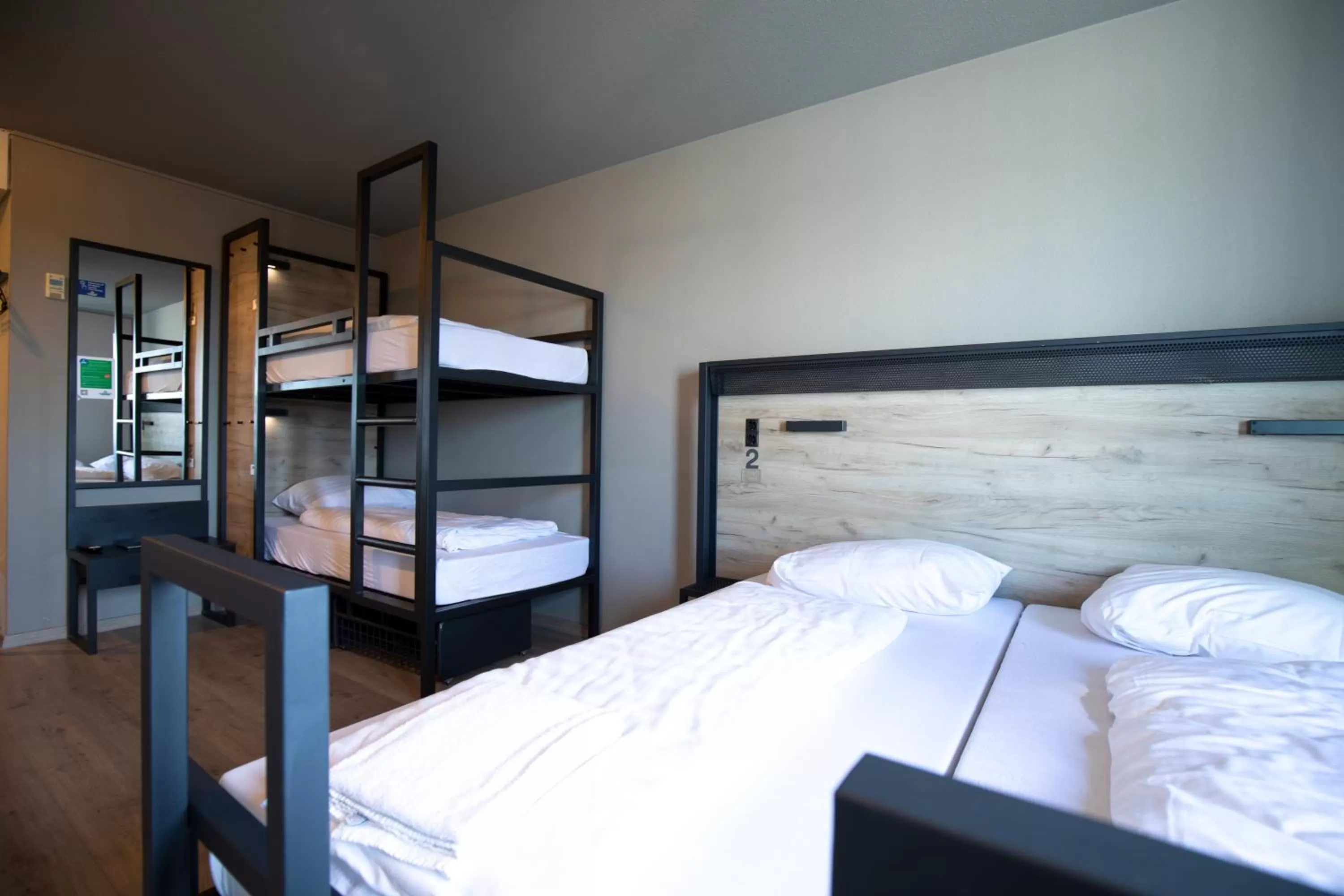 Bedroom, Bed in a&o Rotterdam City