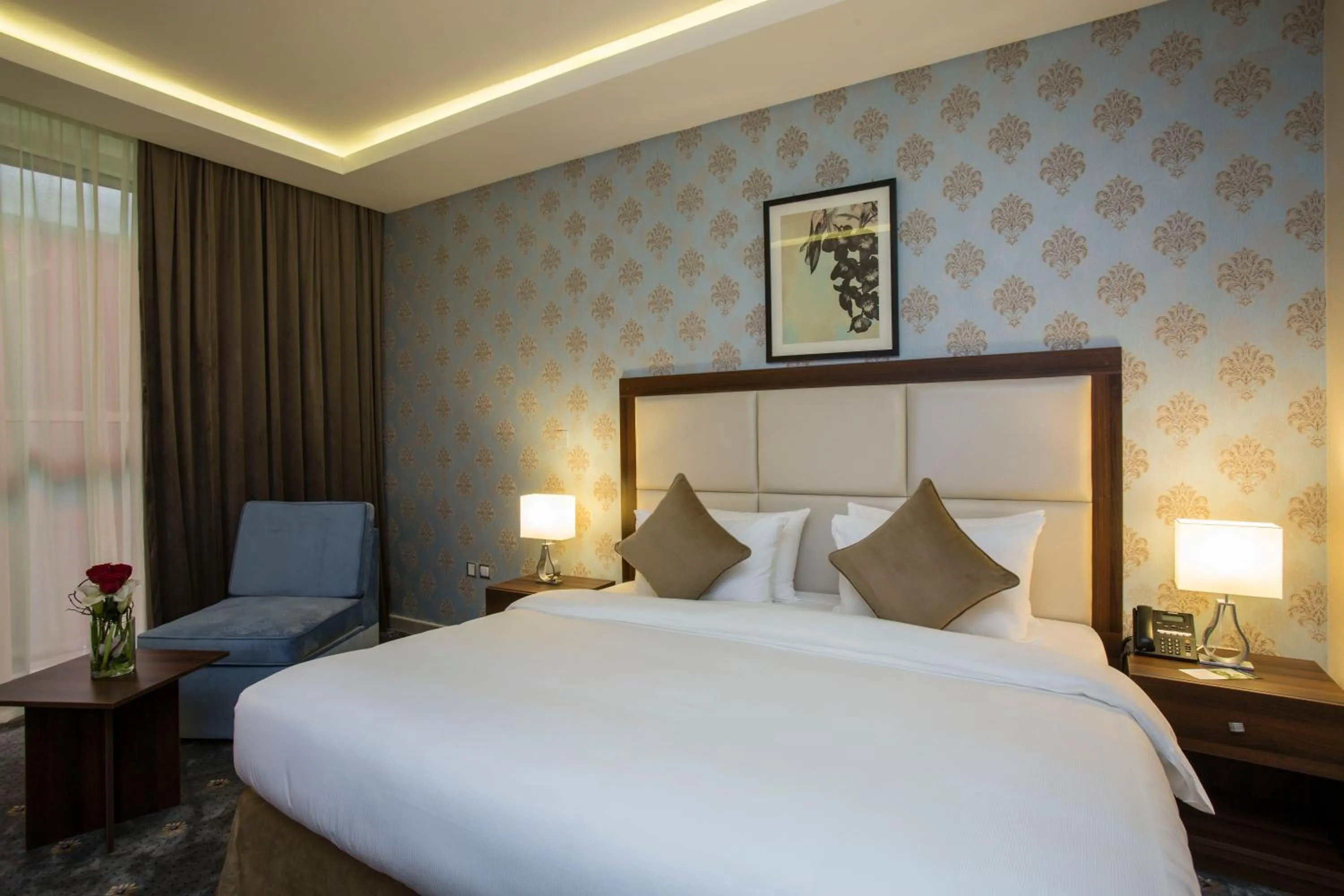Bedroom, Bed in The Town Hotel Doha