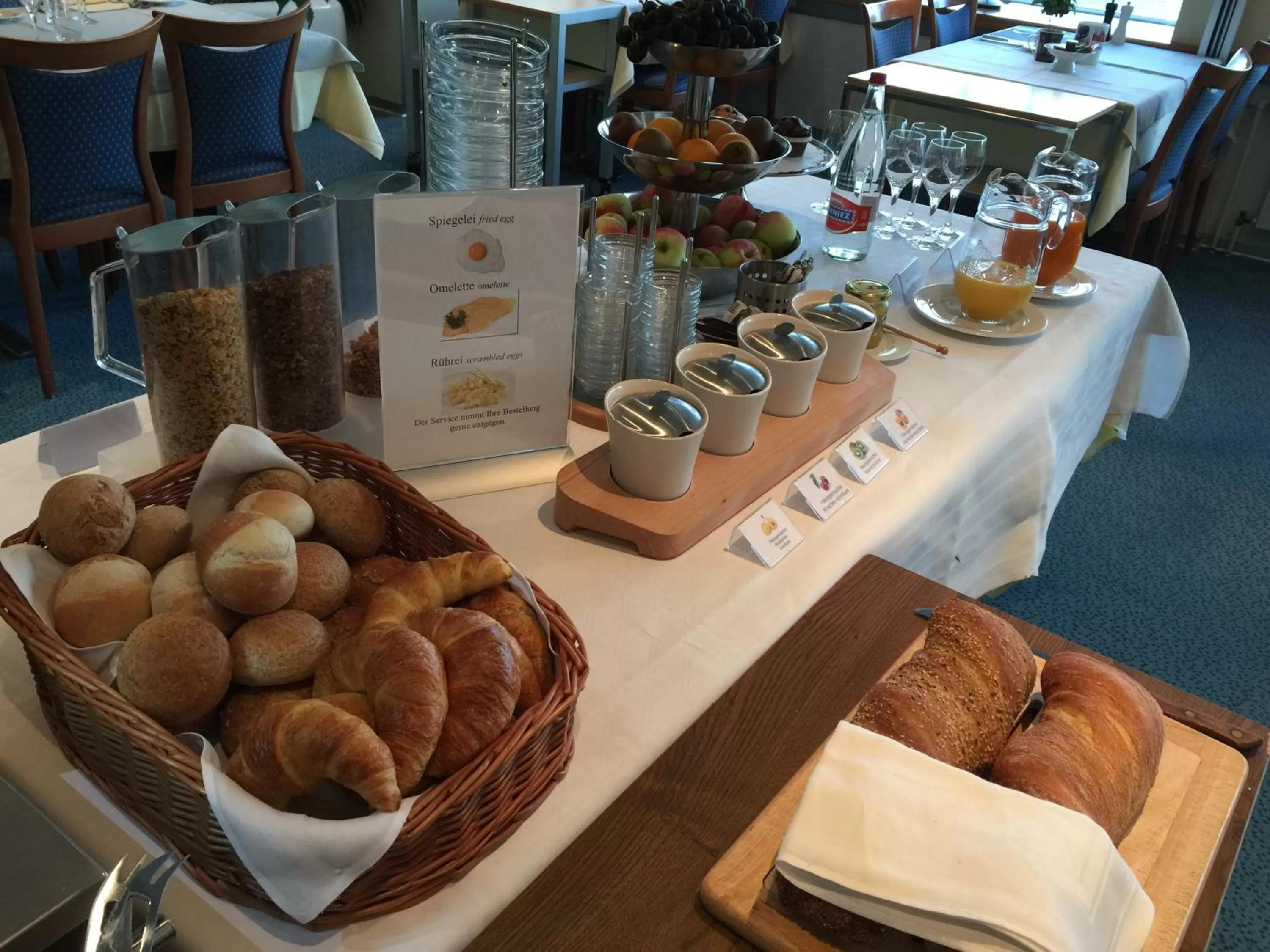 Breakfast in Seehotel Delphin