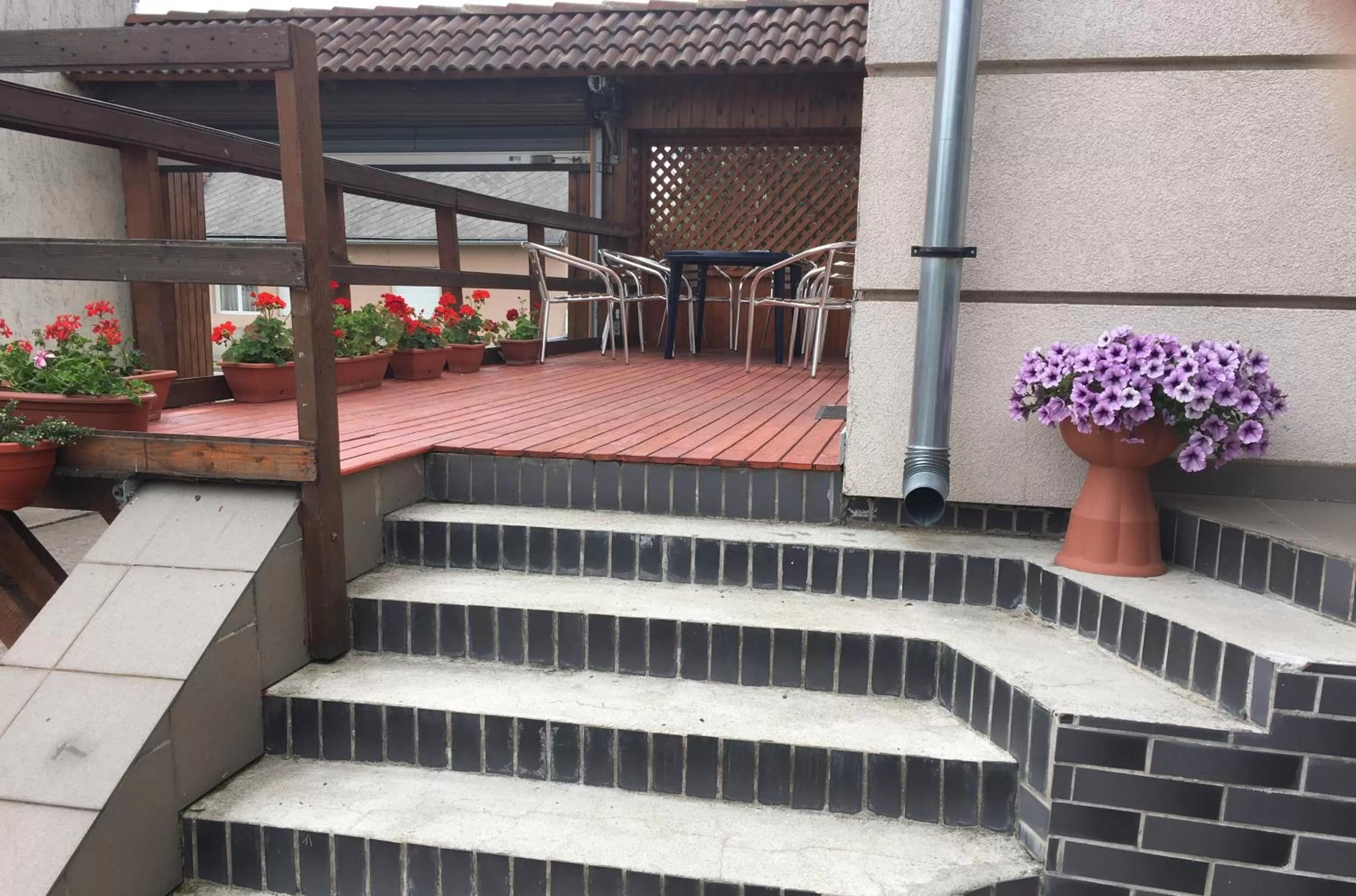 Balcony/Terrace in Abszolút Hotel és Panzió