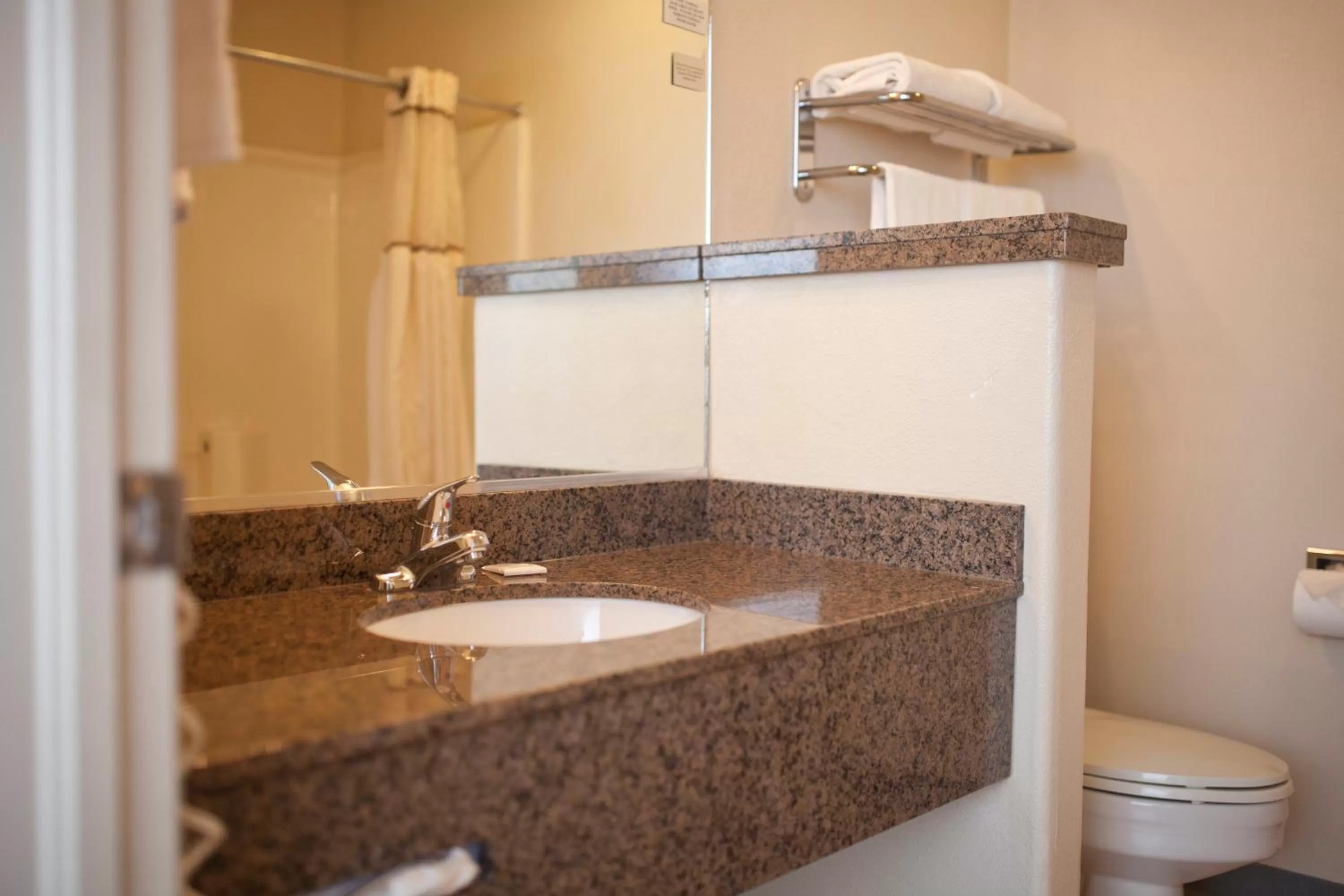 Toilet in St. George Inn and Suites