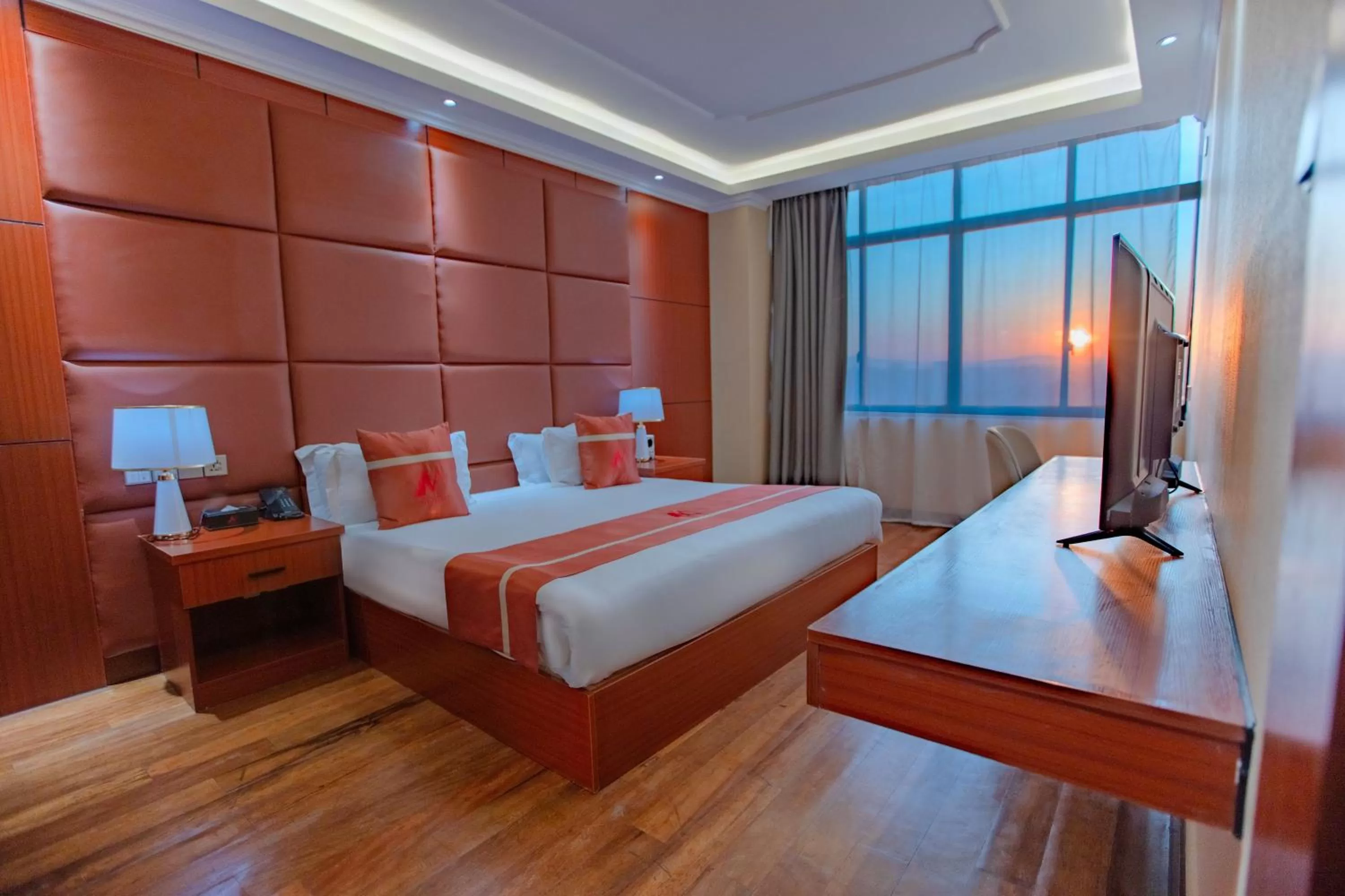 Bed in M Hotel Kigali