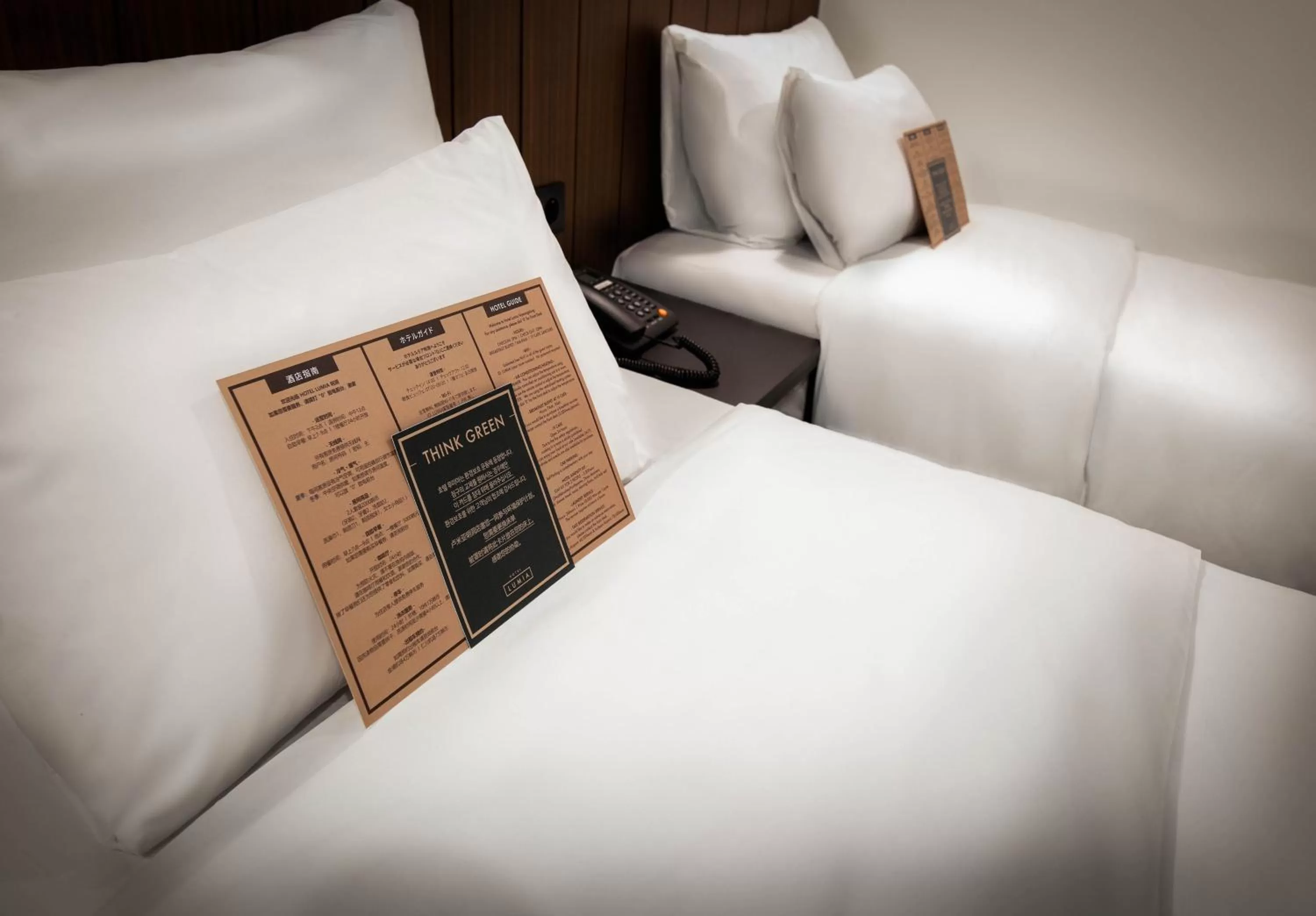 Bed in Hotel Lumia Myeongdong