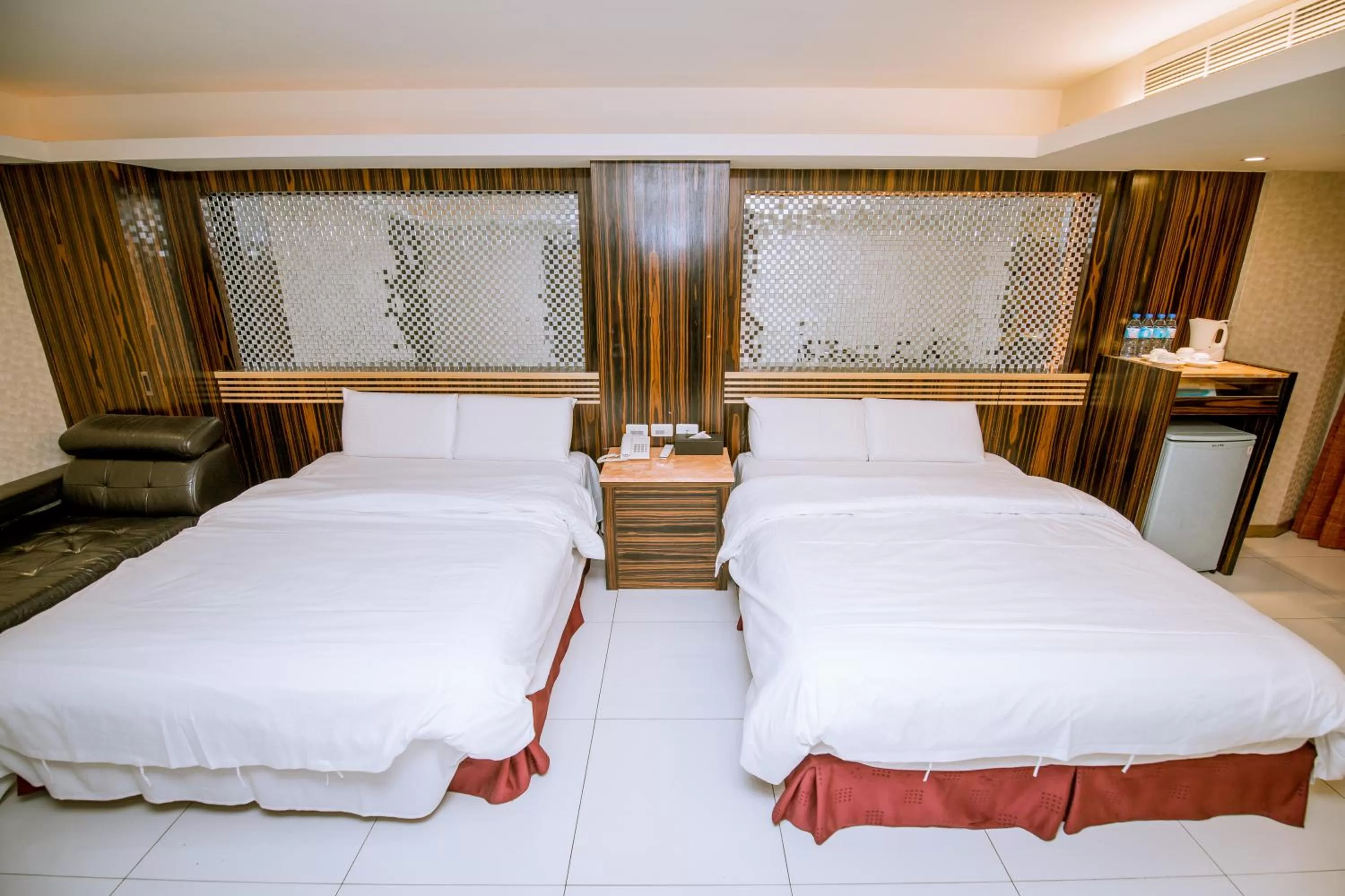 Bed in Guide Hotel Taipei Xinyi