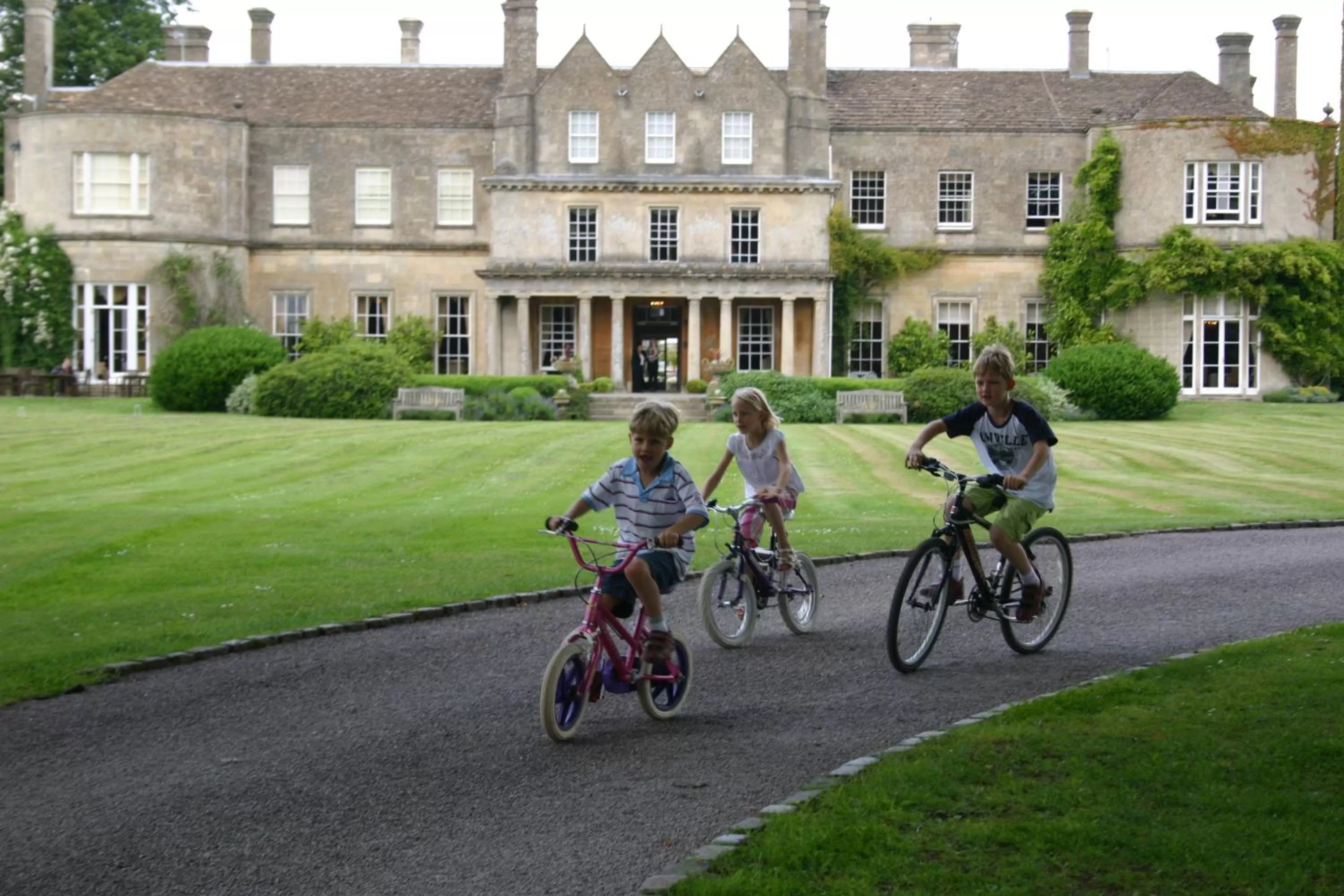 group of guests in Lucknam Park, Emblems Collection