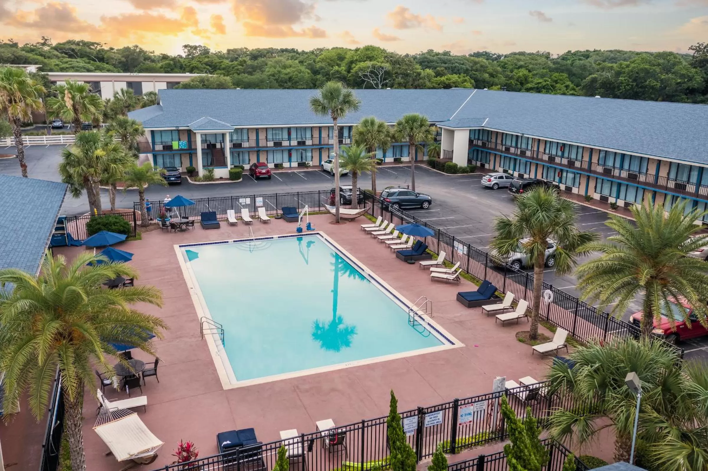 Swimming pool in Ocean Coast Hotel at the Beach Amelia Island
