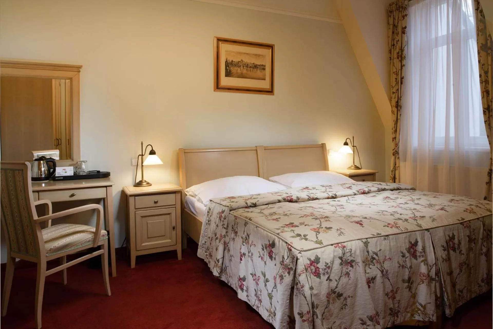 Bedroom, Bed in Spa Hotel Schlosspark