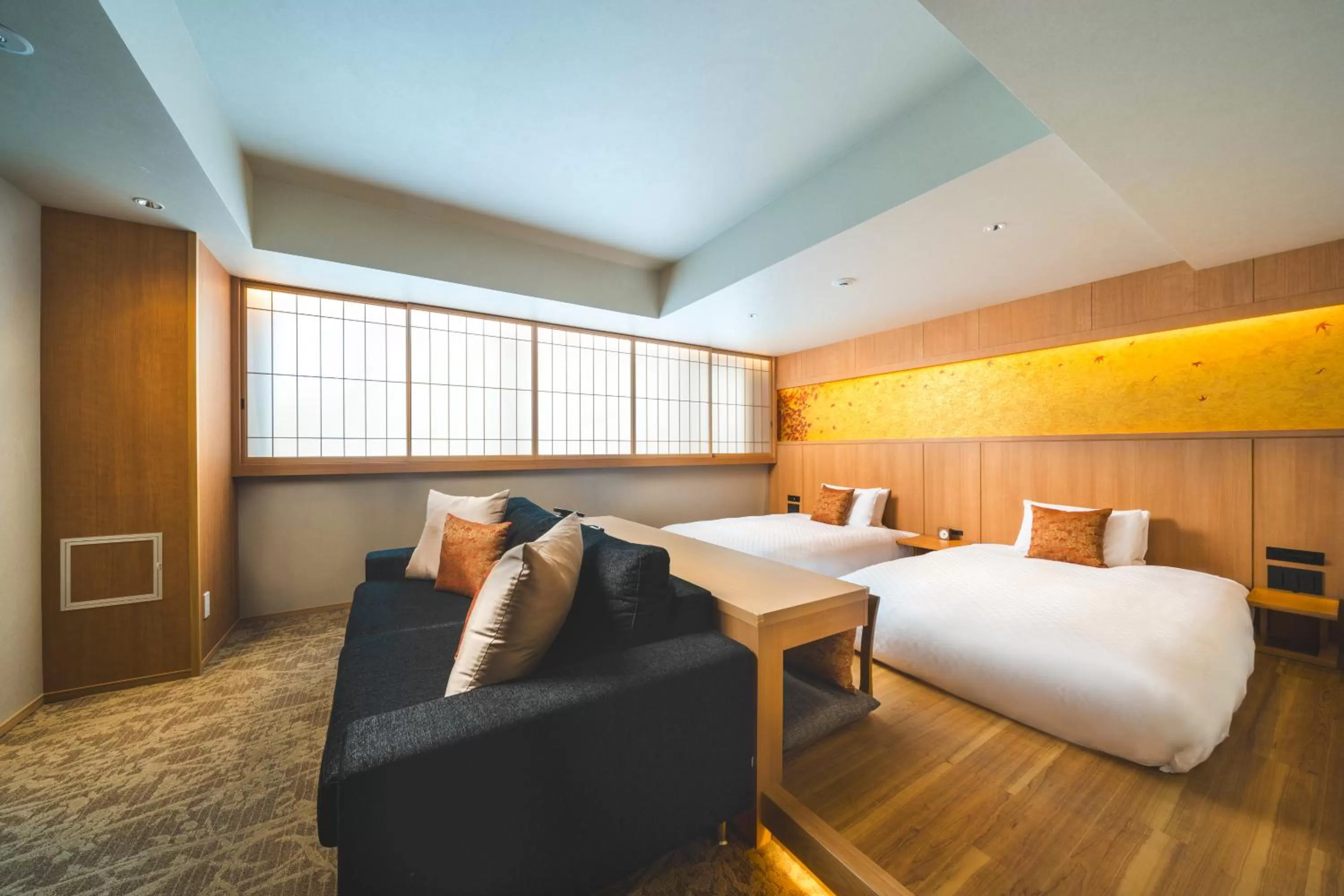 Photo of the whole room, Bed in KAYA Kyoto Nijo Castle, BW Signature Collection by Best Western