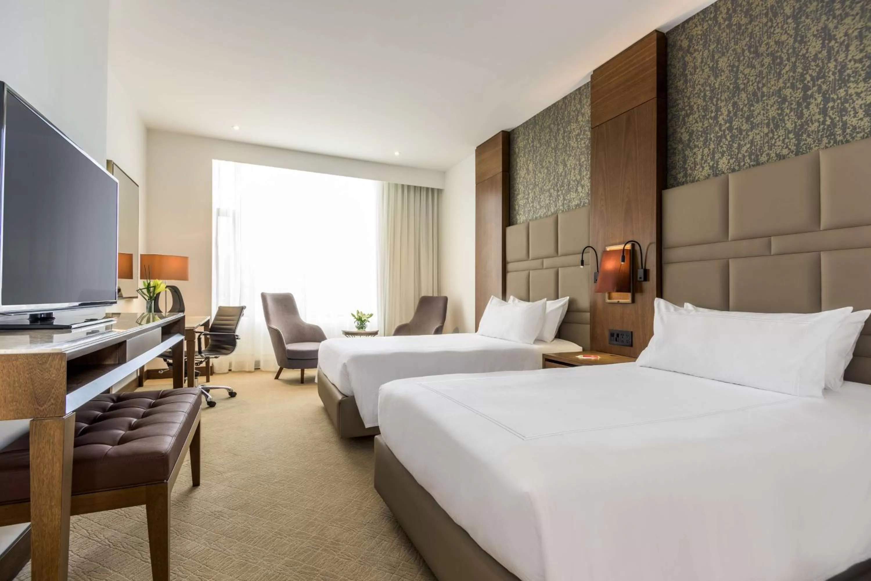 Family Room with View in NH Collection Bogotá Royal Teleport