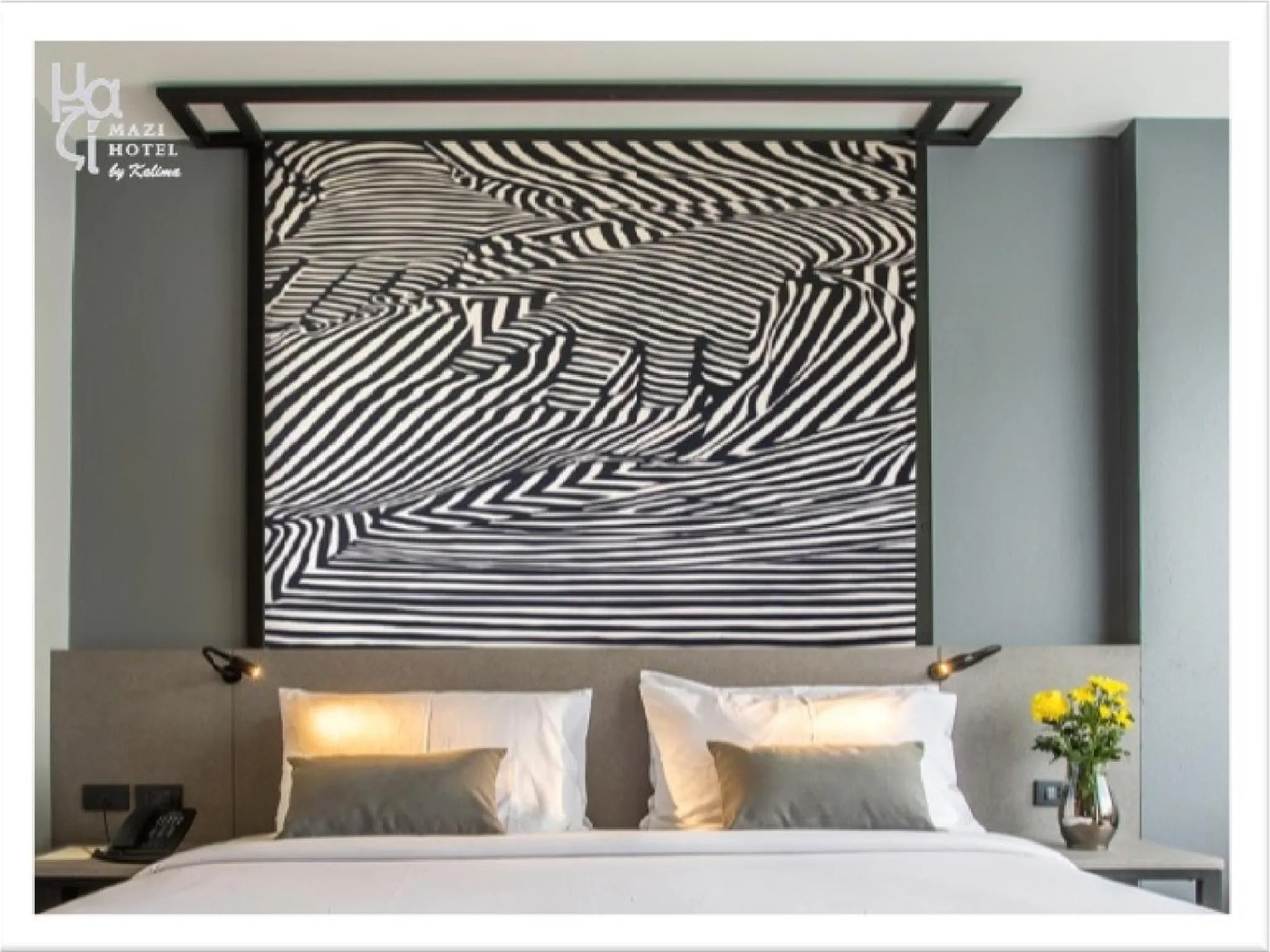 Bed in Mazi Design Hotel by Kalima