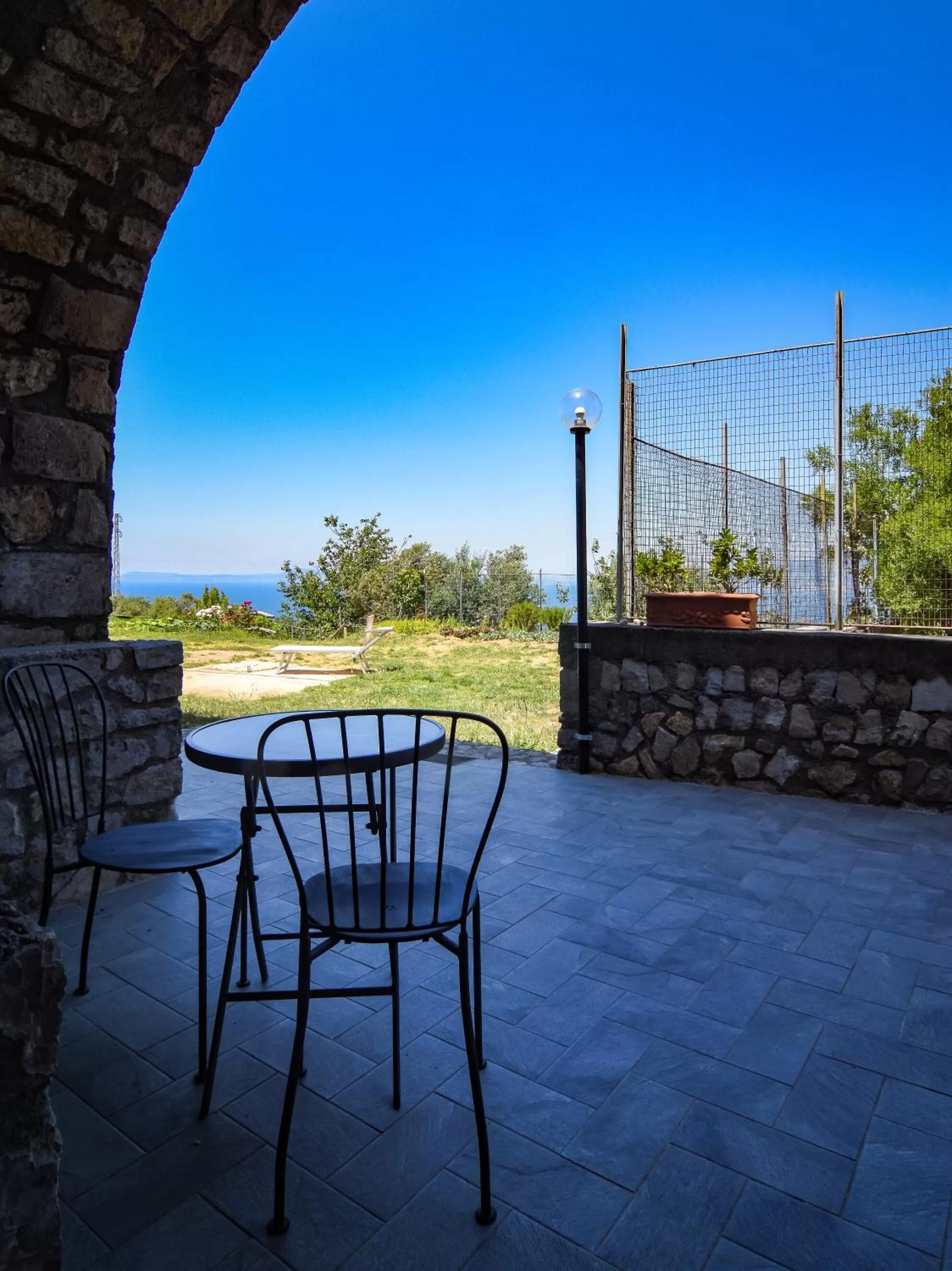 Natural landscape in Villa Mariagiovanna