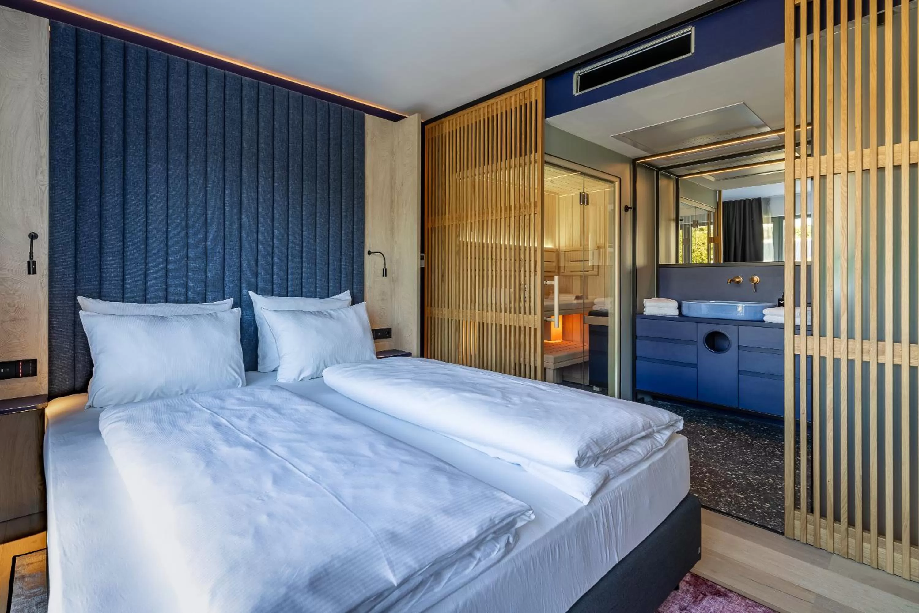 Sauna, Bed in The Flamingo