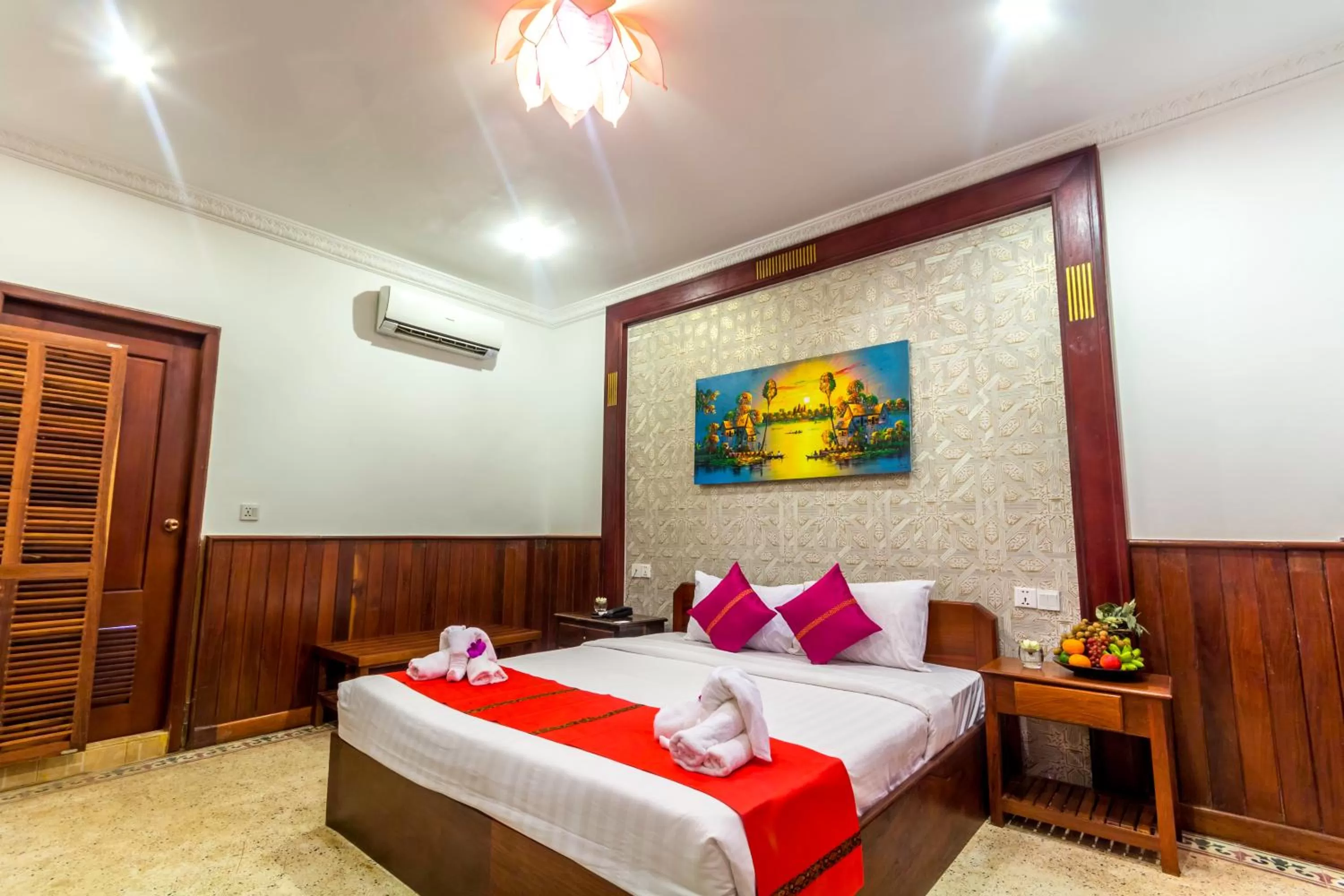 Bed in BayStone Resort