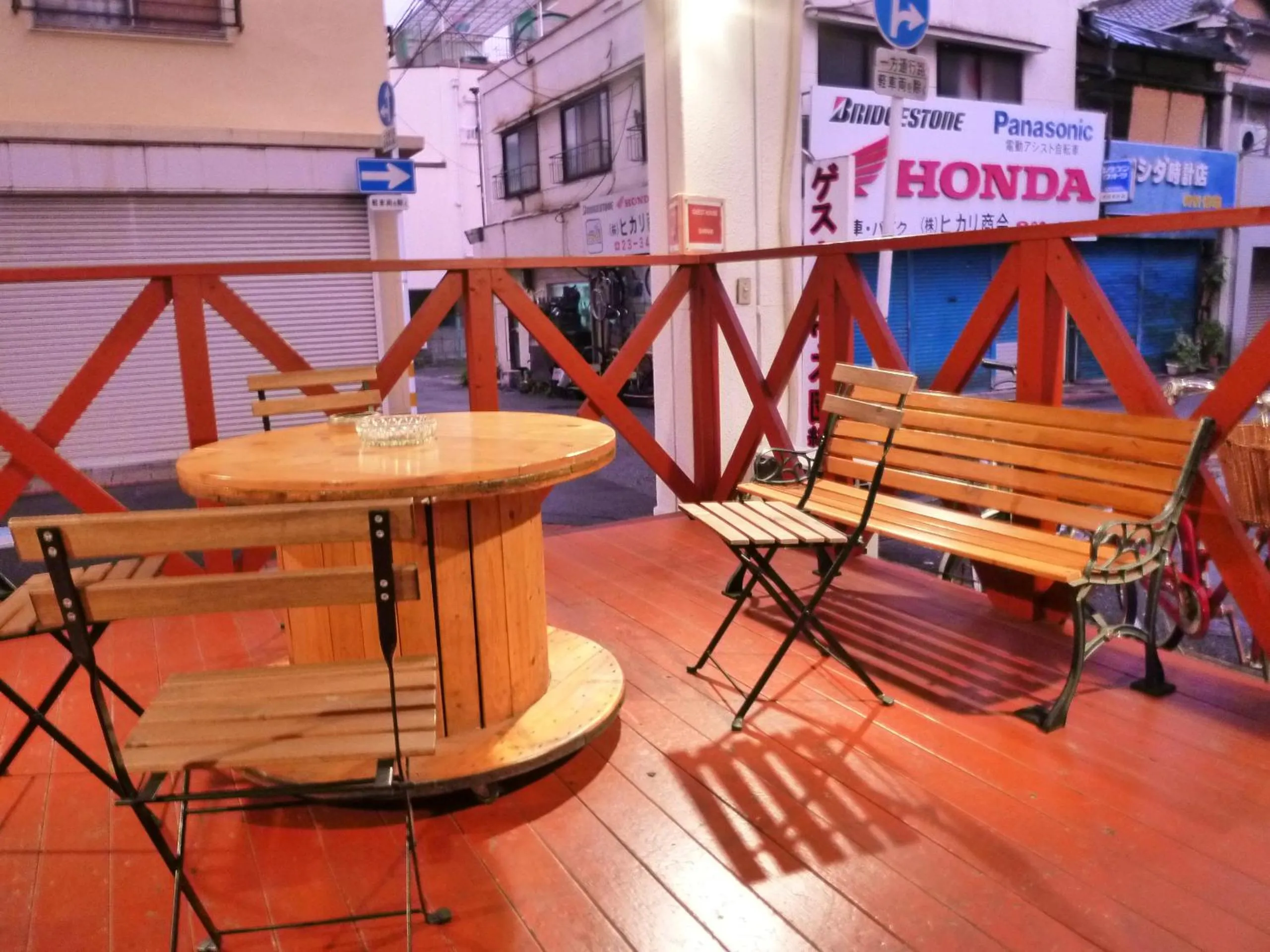 Balcony/Terrace in Guest House Danran