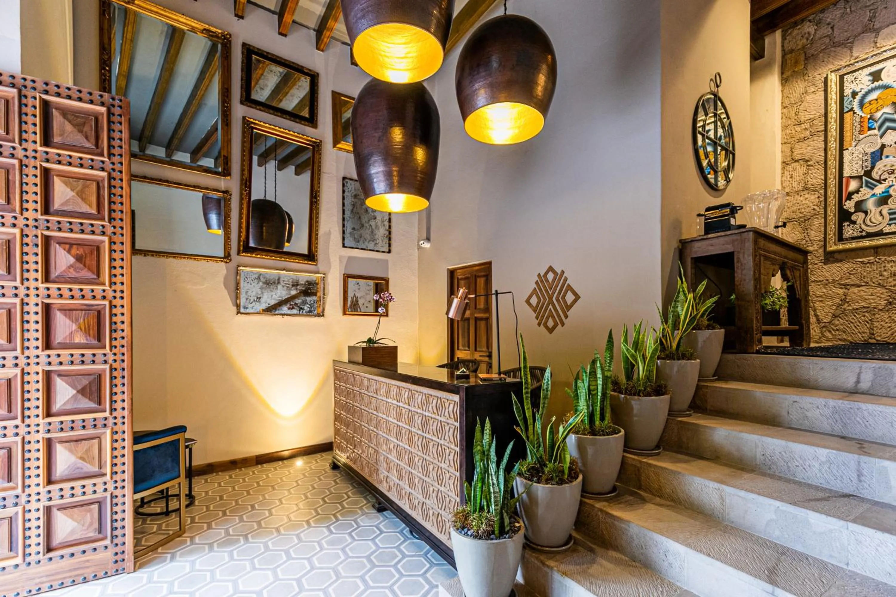 Lobby or reception in Hotel Apapacho Boutique